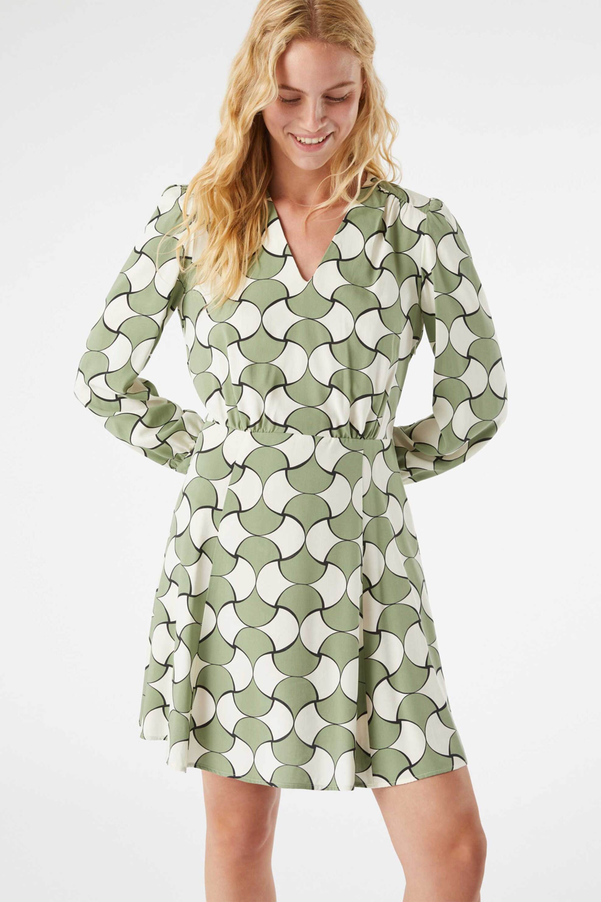 Pennyblack γυναικείο mini φόρεμα με γεωμετρικό σχέδιο "Mazurca"