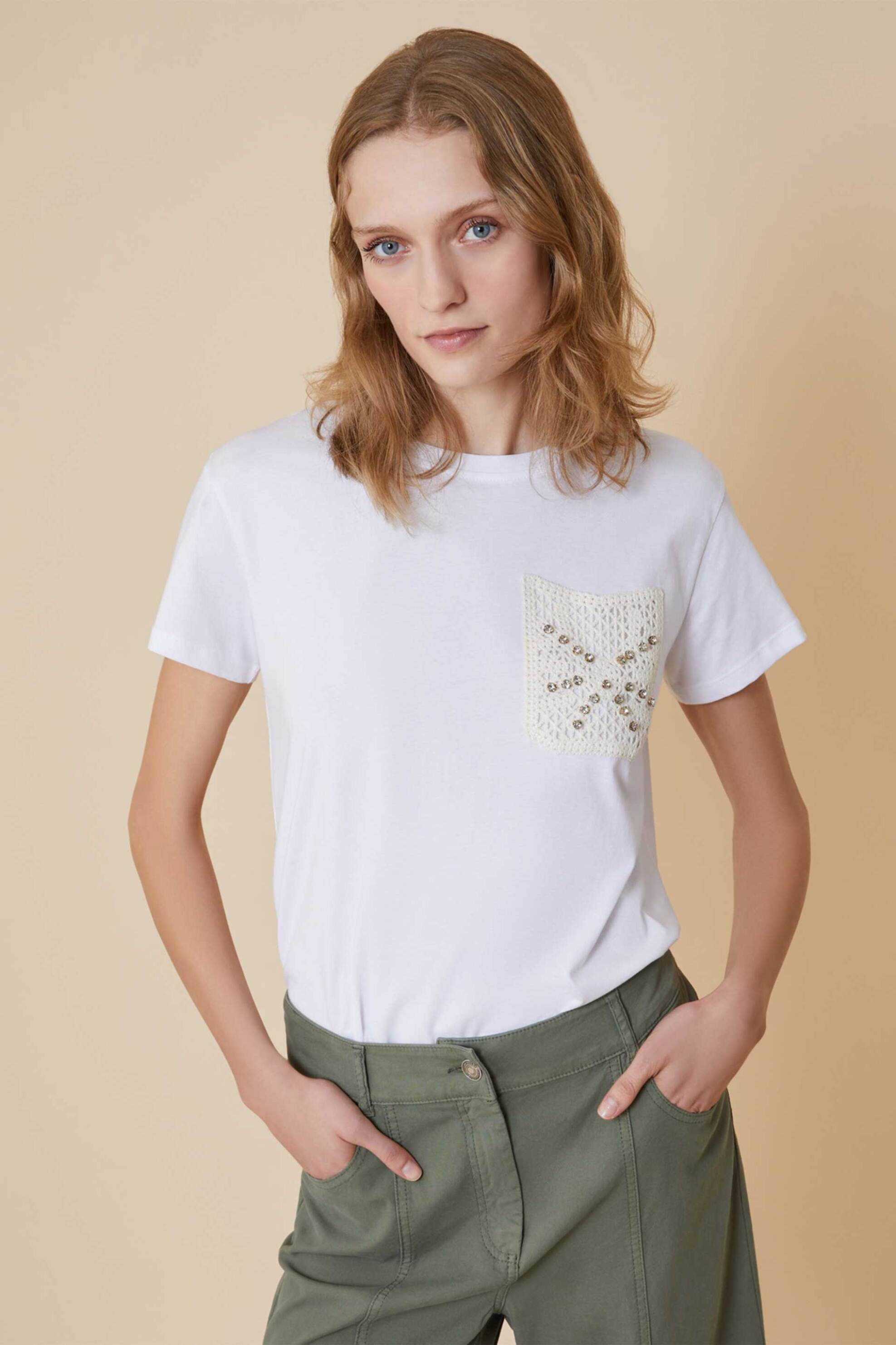 Pennyblack γυναικείο t-shirt με σχέδιο "Sole" - 2511971023200 Υπόλευκο