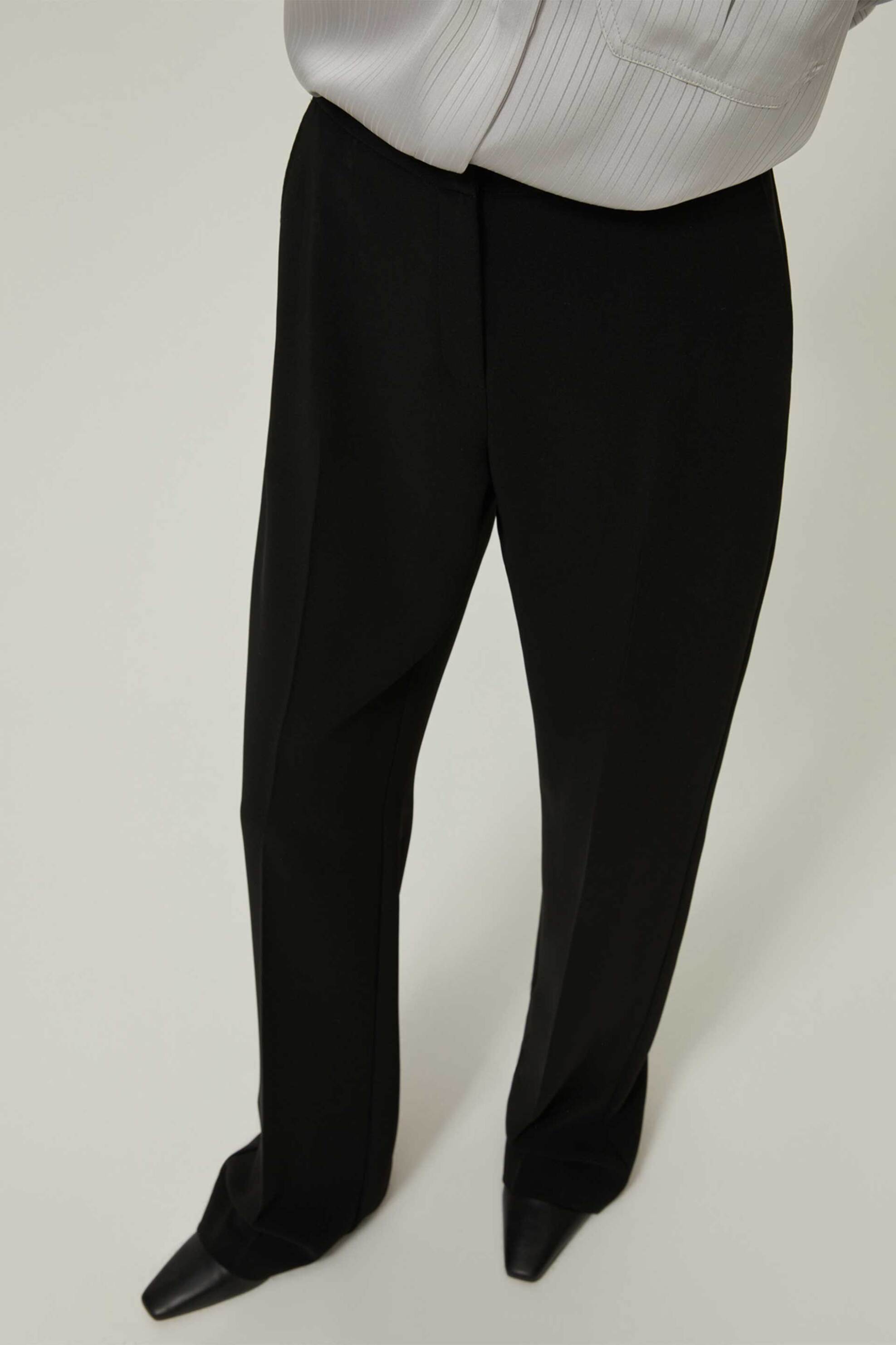 Pennyblack γυναικείο παντελόνι υφασμάτινο Flared "Samanta" - 2521136082200 Μαύρο φωτογραφία