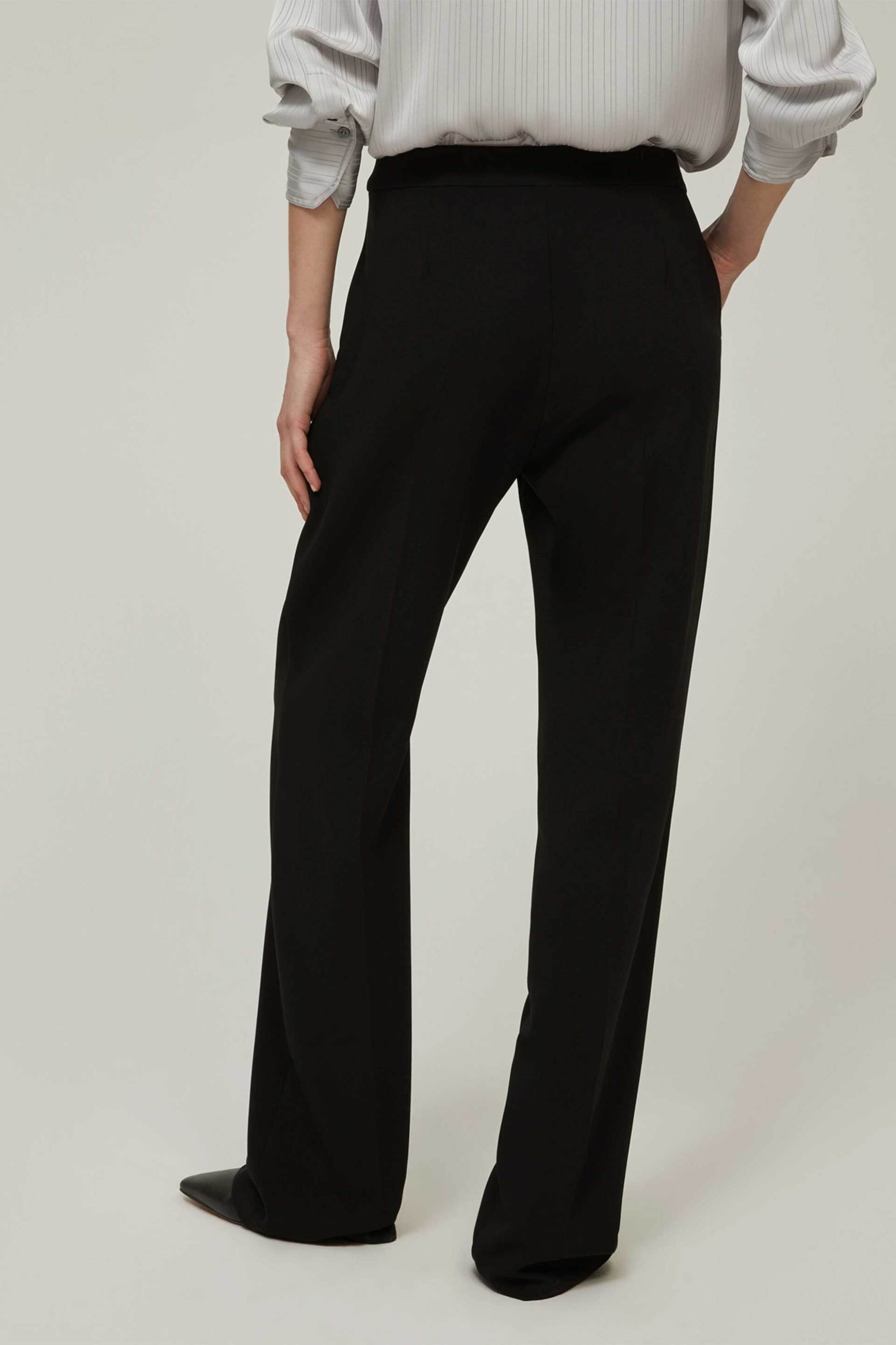 Pennyblack γυναικείο παντελόνι υφασμάτινο Flared "Samanta" - 2521136082200 Μαύρο φωτογραφία