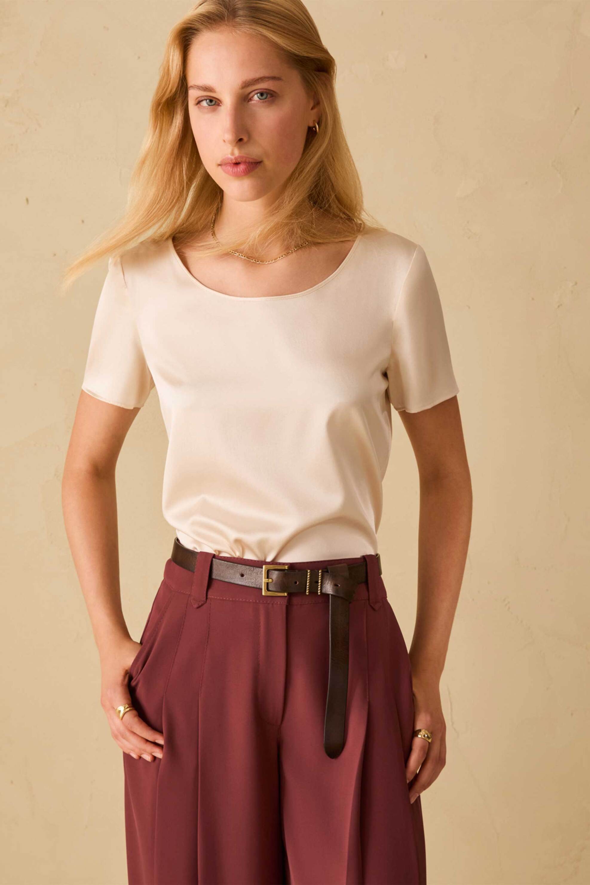 Pennyblack γυναικεία μπλούζα με μετάξι "Pbpludovica" - 2611111072200 Λευκό