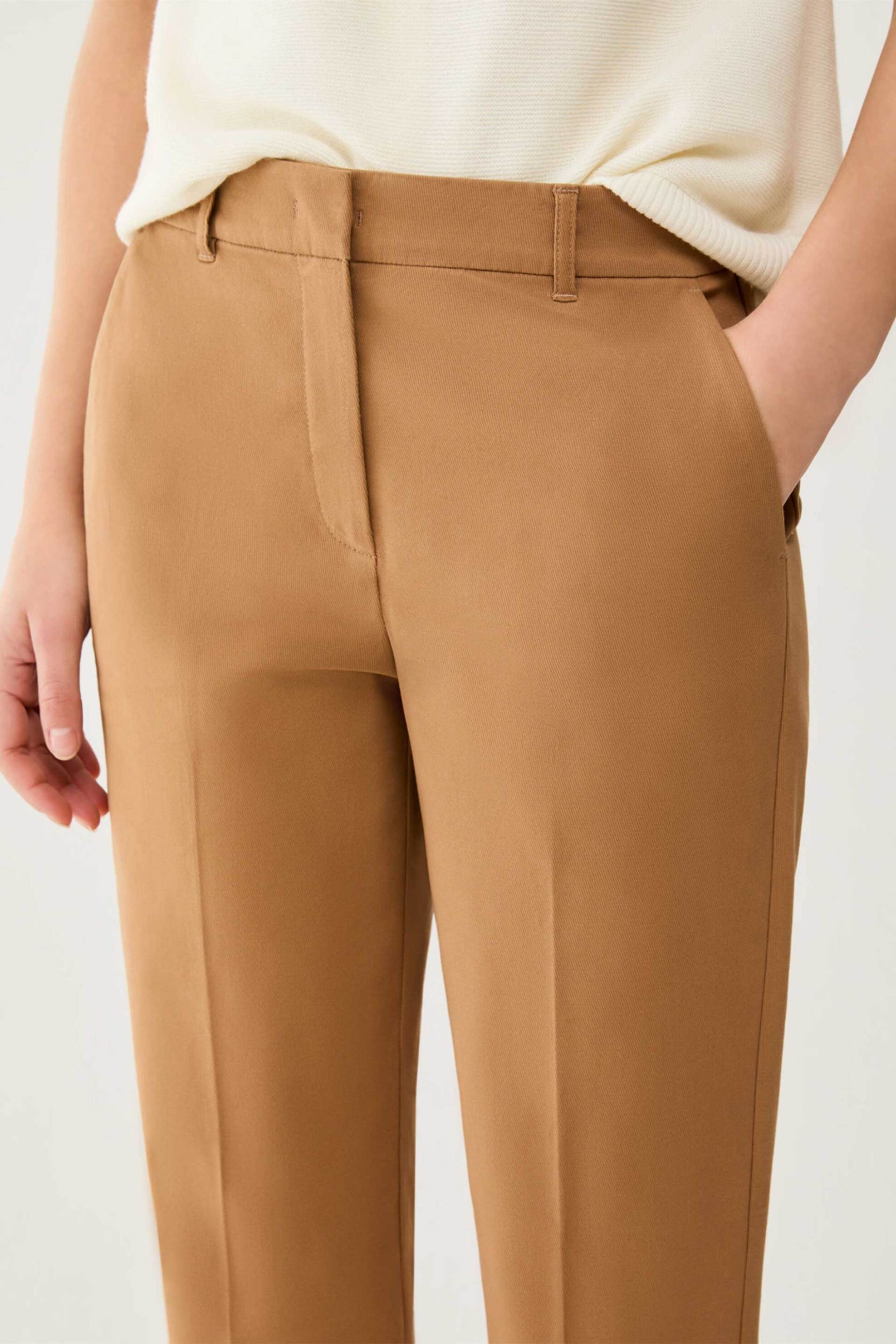PENNYBLACK Pennyblack γυναικείο παντελόνι chinos Slim Fit "Pbbny" - 2611131053200 Καμηλό - 2