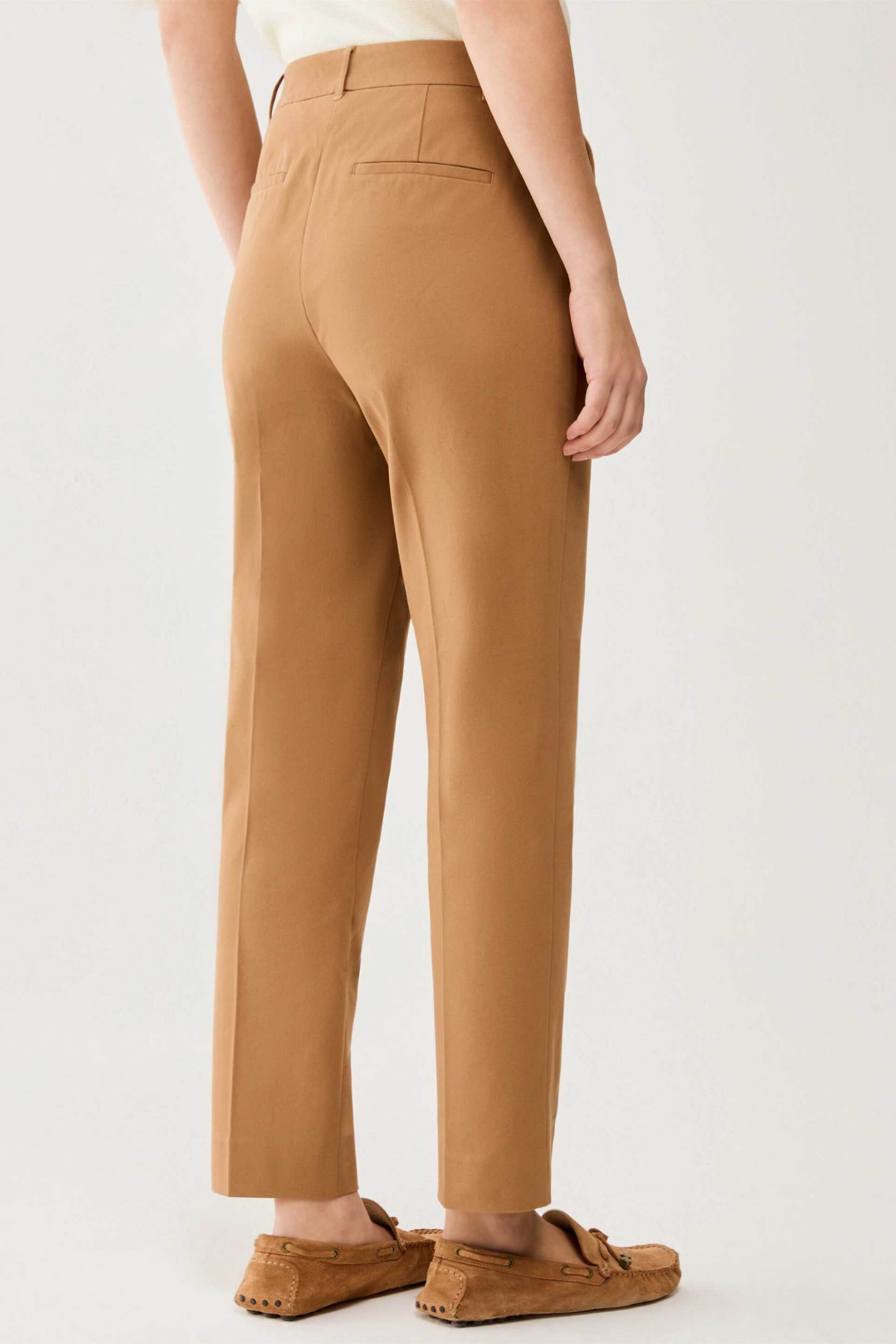 PENNYBLACK Pennyblack γυναικείο παντελόνι chinos Slim Fit "Pbbny" - 2611131053200 Καμηλό - 3