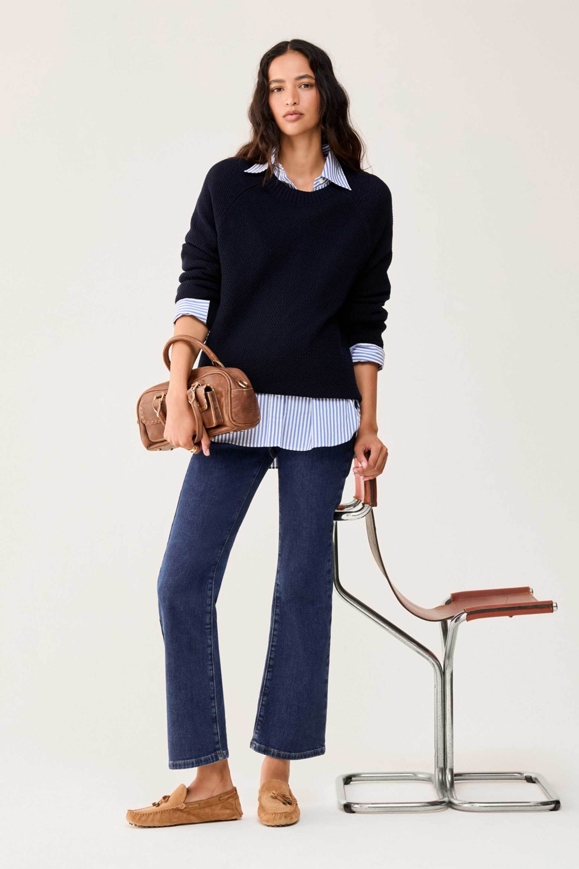 Pennyblack γυναικείο τζιν παντελόνι Mini Flared Cut "Pbbminiflare" - 2611181073200 Denim Blue φωτογραφία