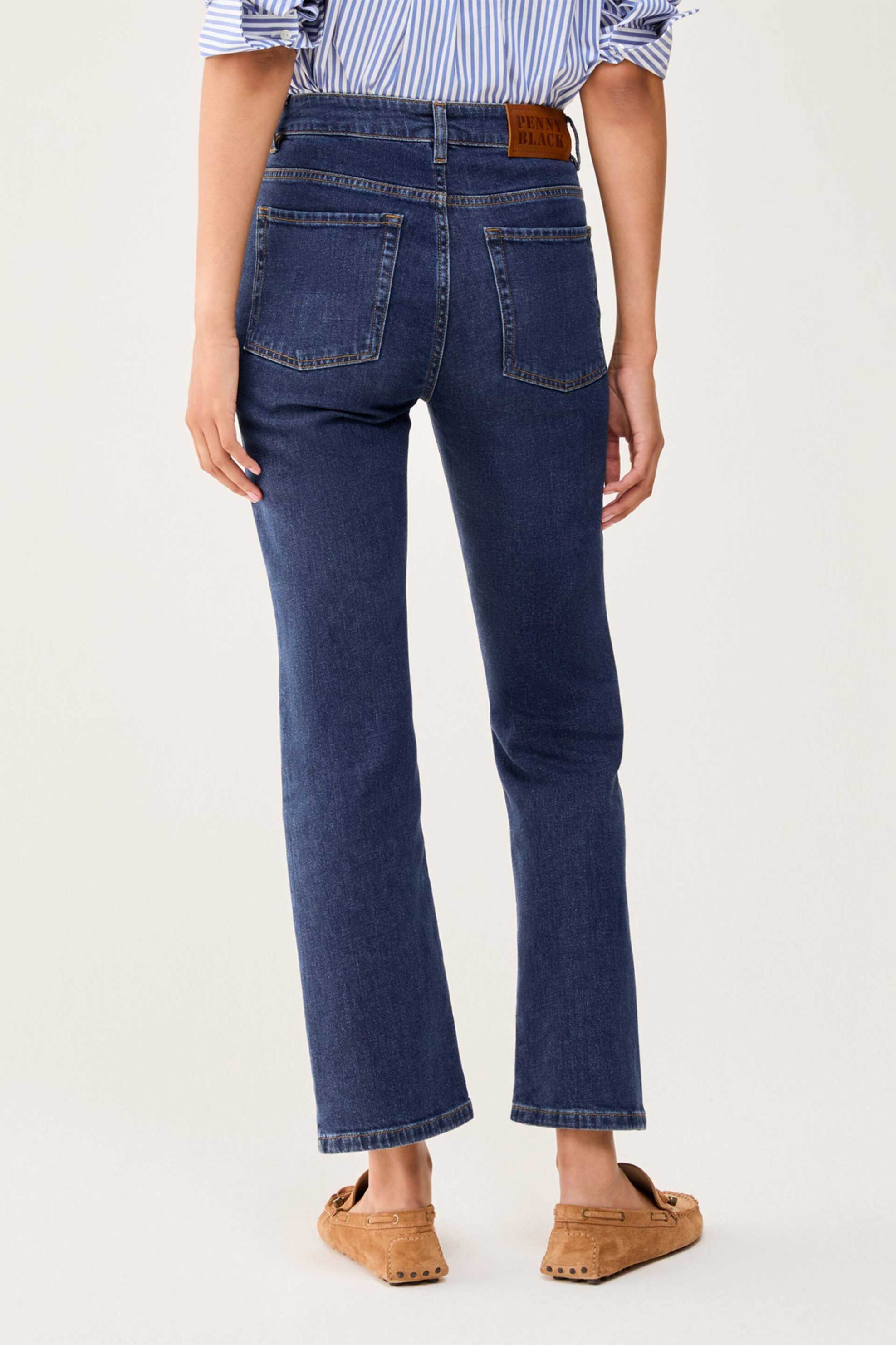 Pennyblack γυναικείο τζιν παντελόνι Mini Flared Cut "Pbbminiflare" - 2611181073200 Denim Blue φωτογραφία