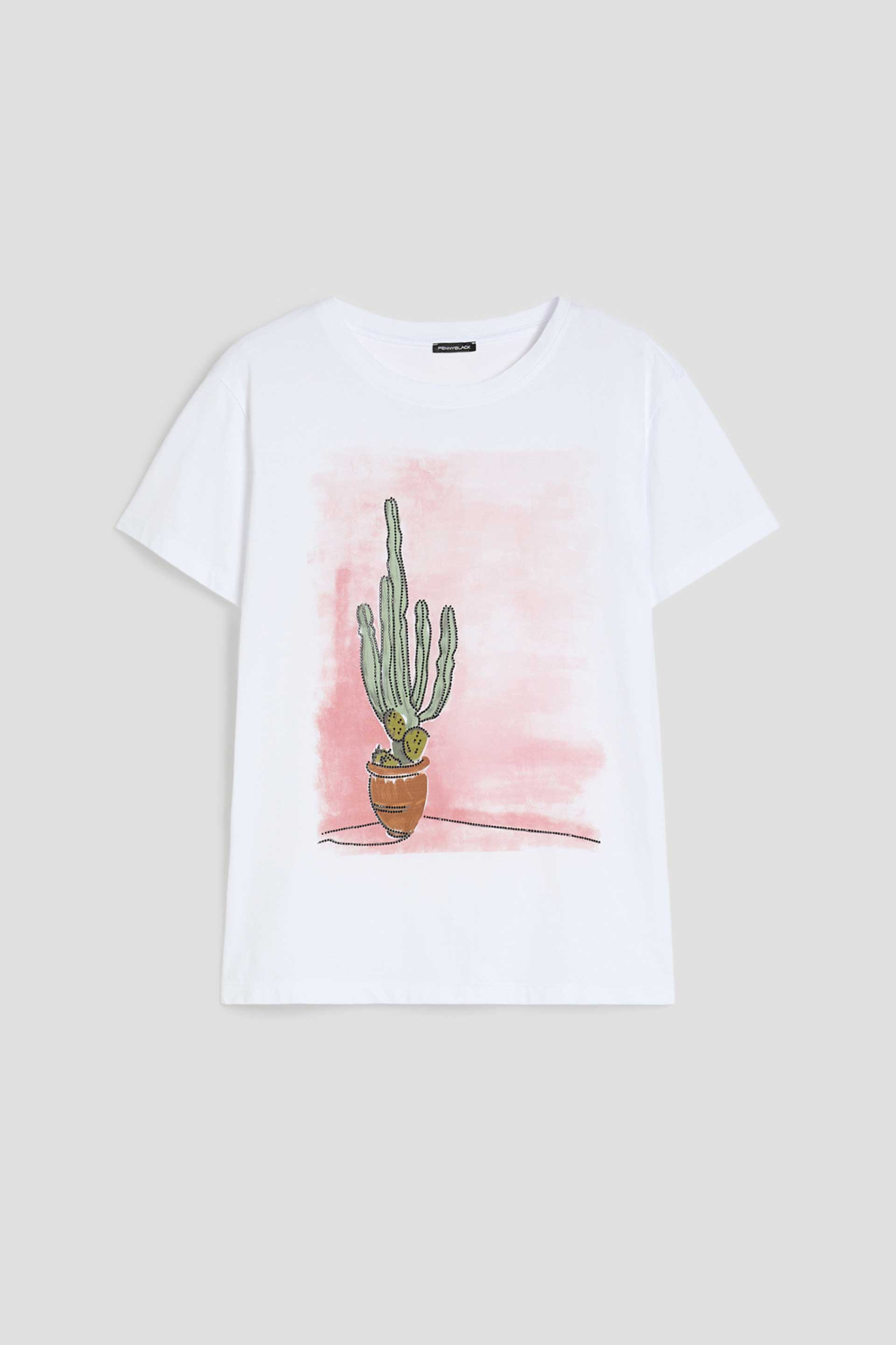 Pennyblack Γυναικείo Τ-Shirt με Print Pbbsole - 2611971053200 Λευκό