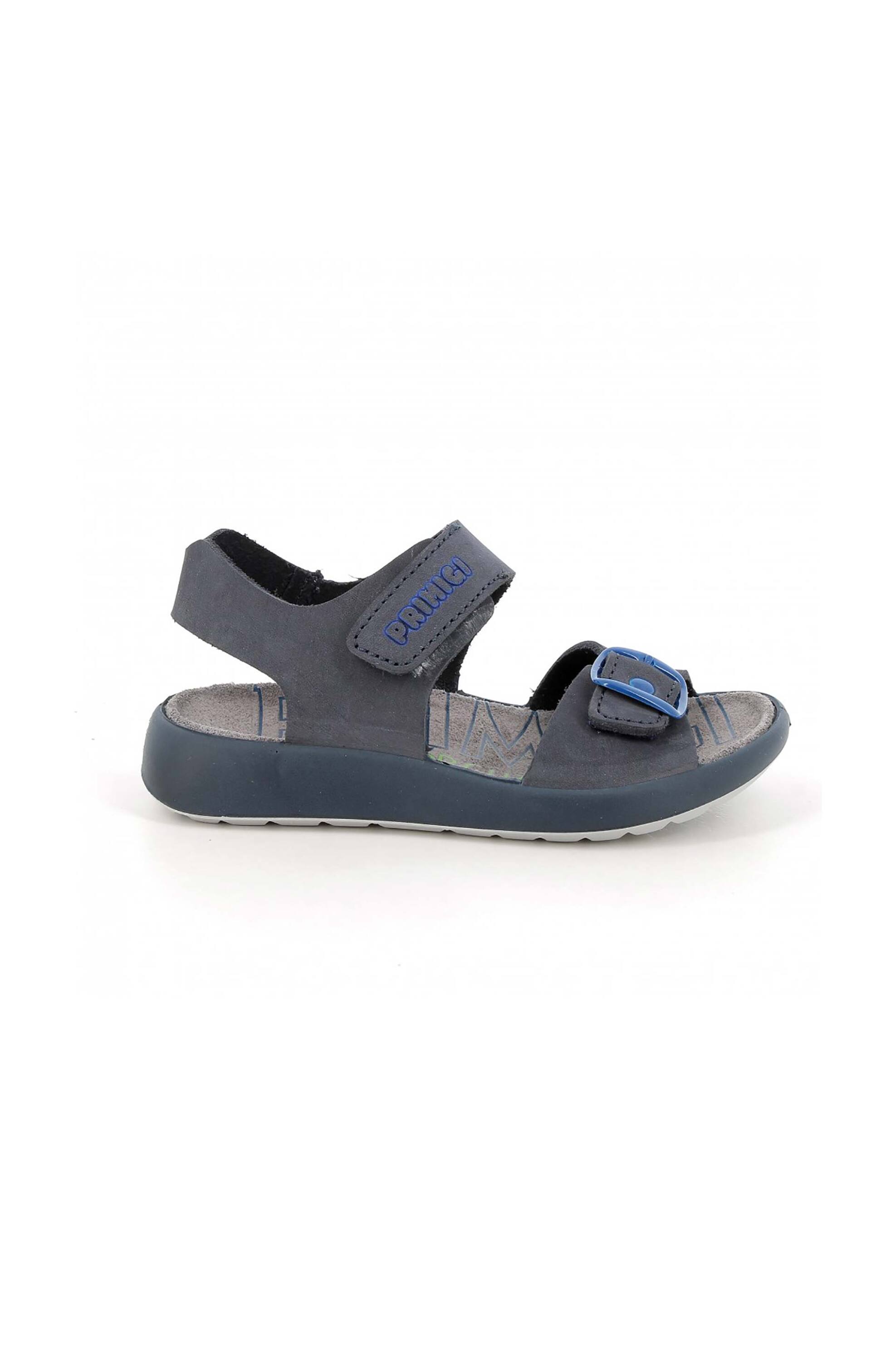 PRIMIGI Primigi παιδικά δερμάτινα σανδάλια με velcro "Palmer for Change" - 5897122 Μπλε