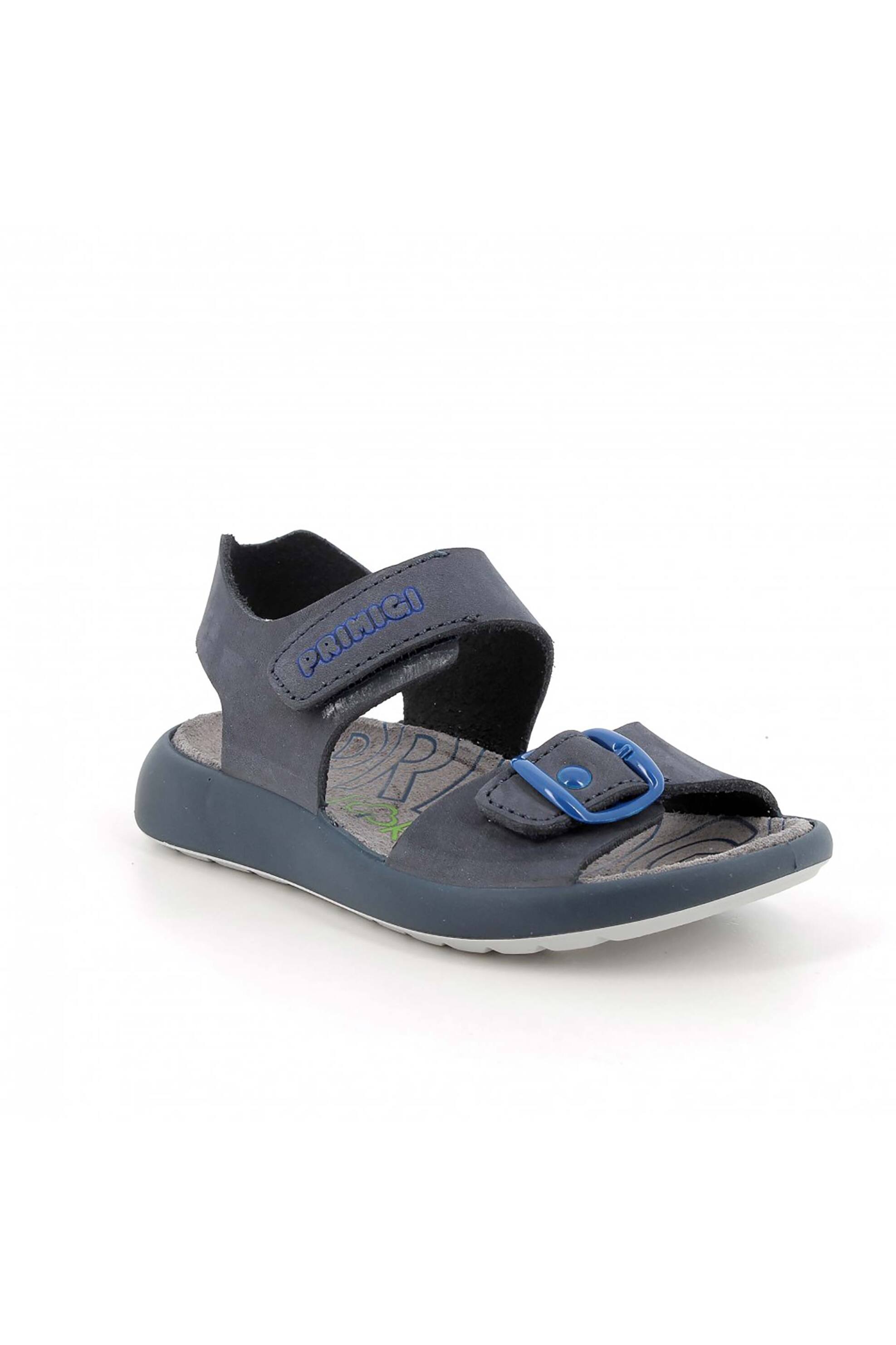 Primigi παιδικά δερμάτινα σανδάλια με velcro "Palmer for Change" - 5897122 Μπλε φωτογραφία