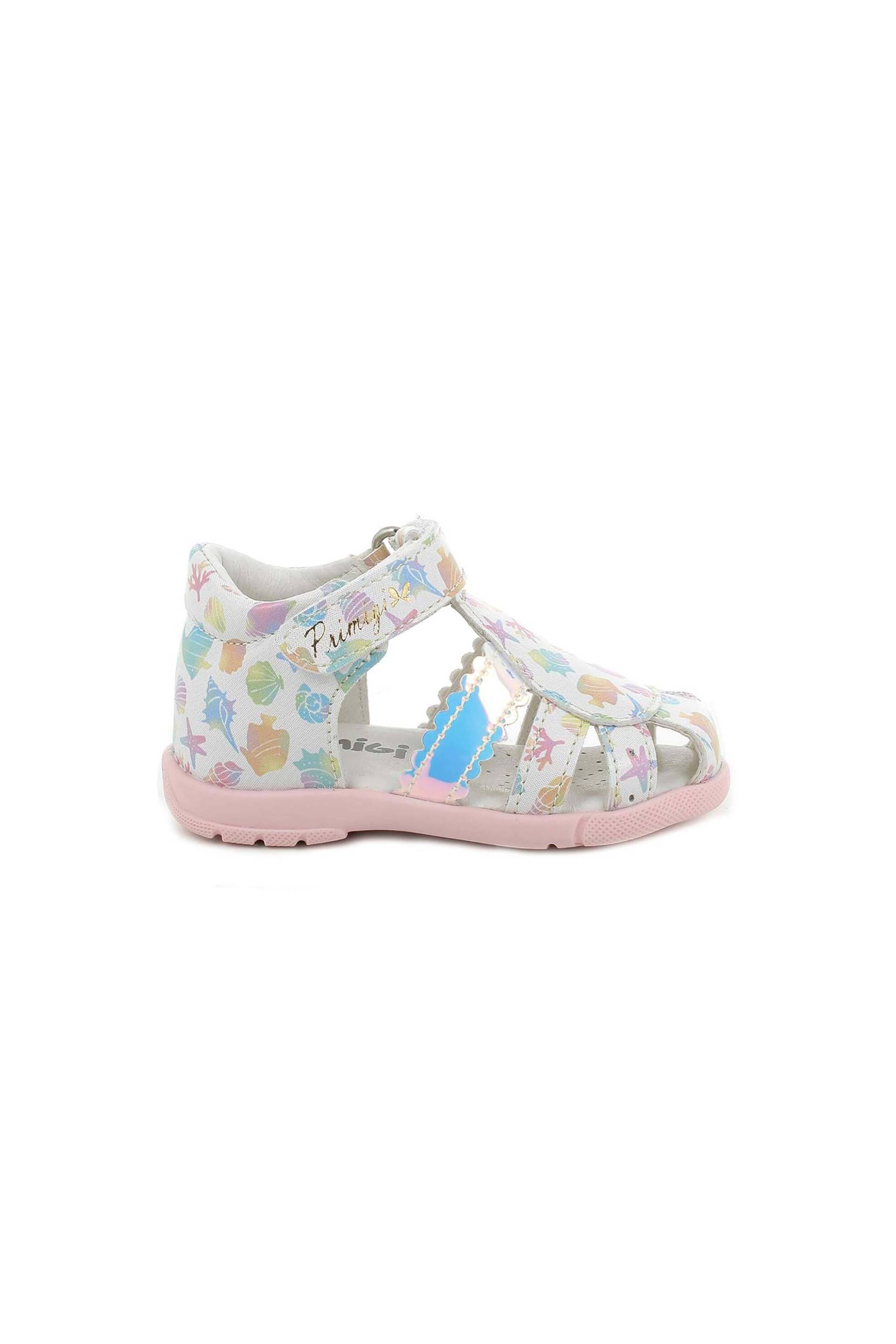 PRIMIGI Primigi βρεφικά σανδάλια με velcro και print - 5909822 Λευκό