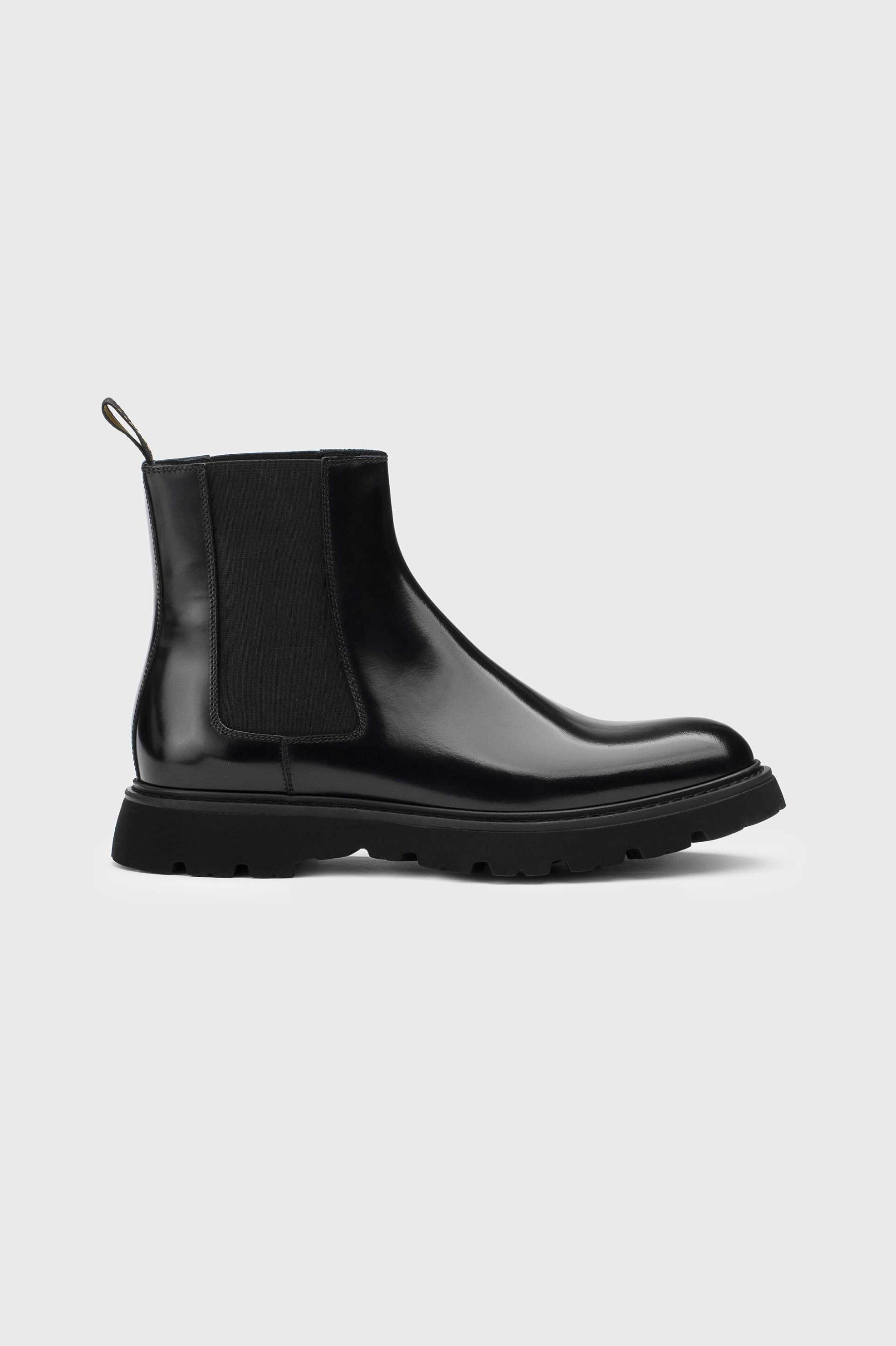 Doucal's ανδρικά δερμάτινα μποτάκια "Beatles" - DU3088GOTNUF007NN00 Μαύρο