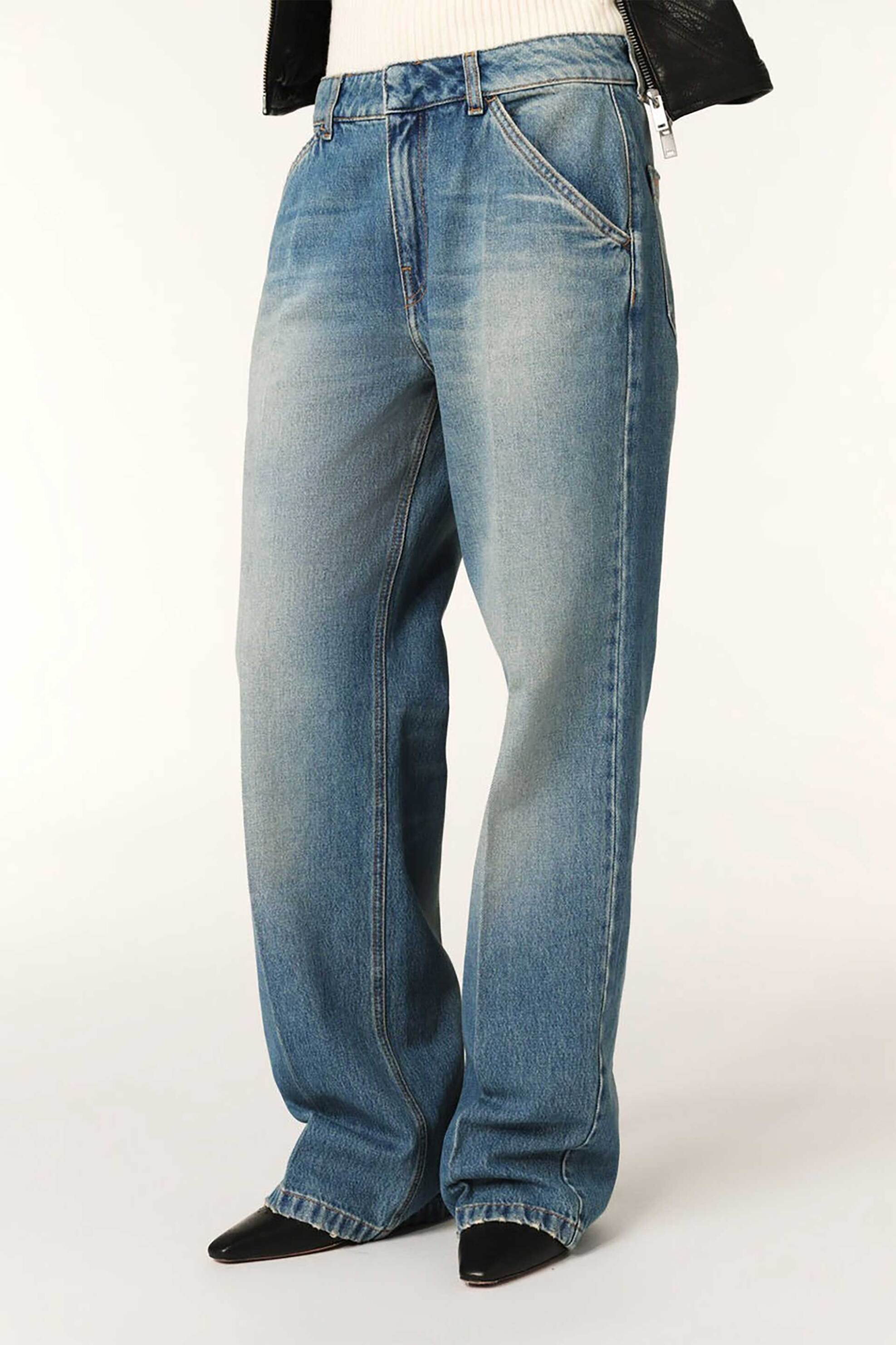 ba&sh γυναικείο τζιν παντελόνι Wide Fit "Vecchi" - 1H24VECC Denim Blue φωτογραφία