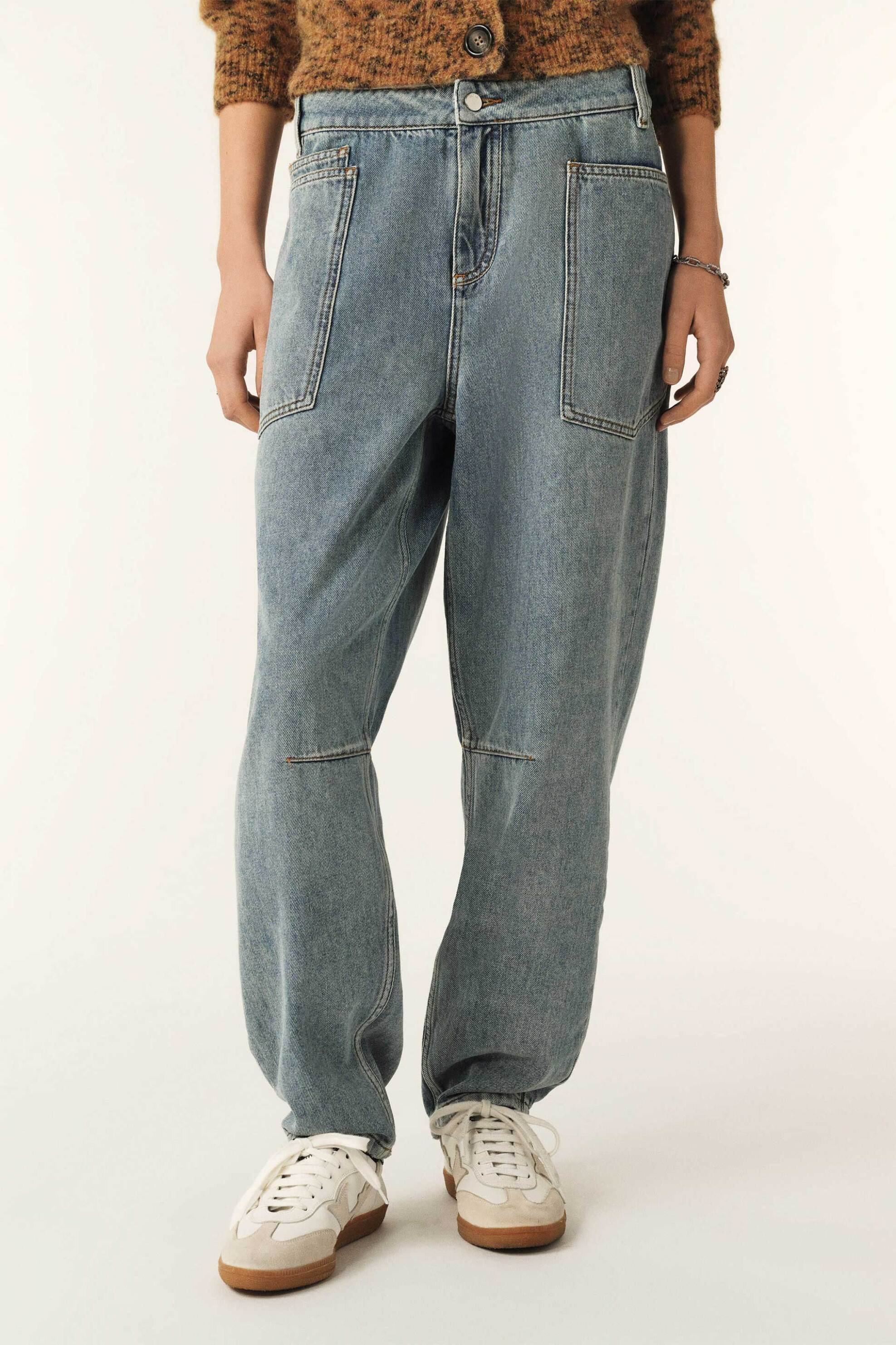 ba&sh γυναικείο τζιν παντελόνι "Avalon" - 1E25AVAL Denim Blue φωτογραφία