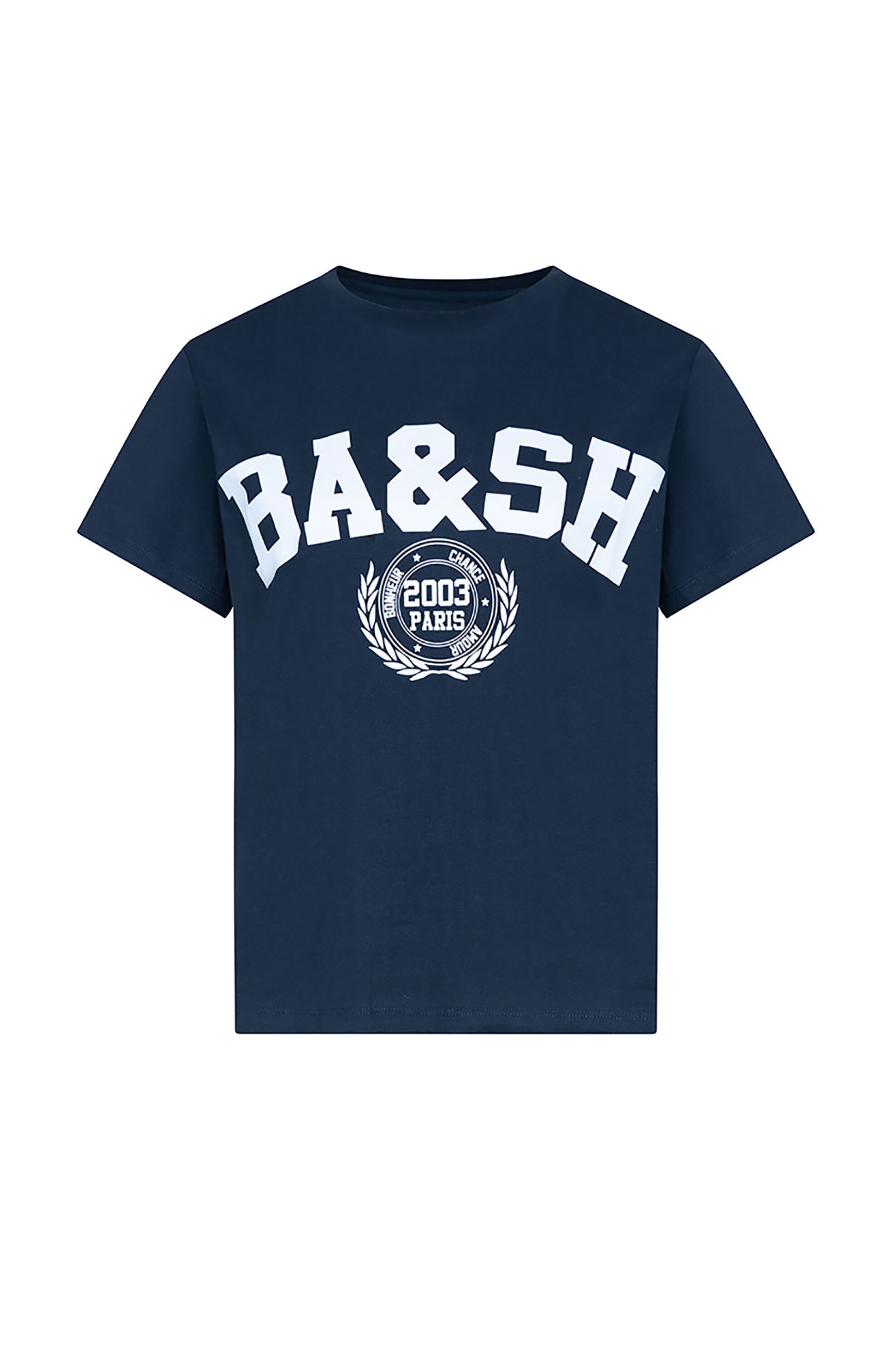BA&SH ba&sh γυναικείο T-shirt με letter print "Ioni" - 1E25IONI Μπλε - 4