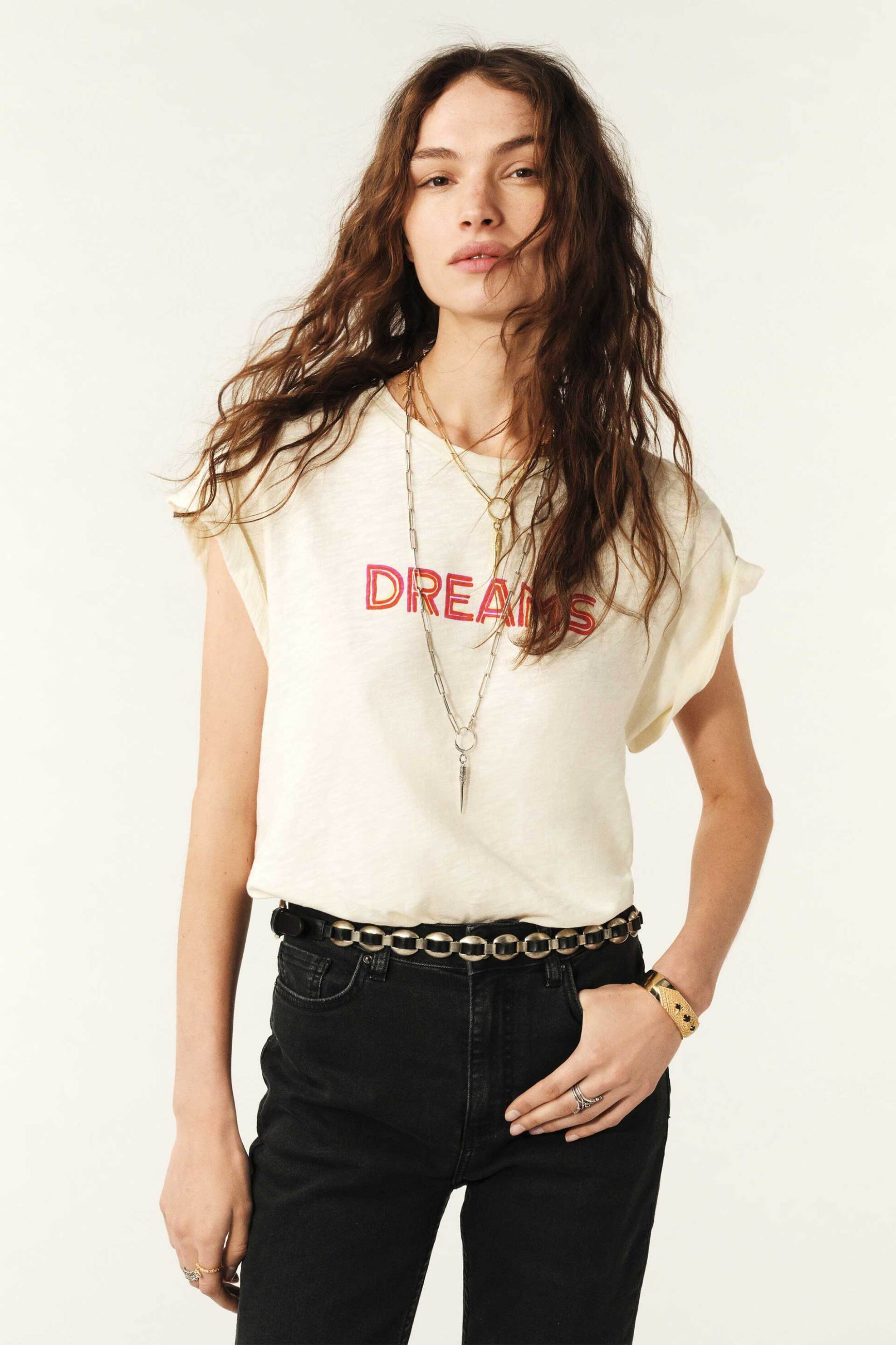 ba&sh γυναικείο T-shirt με letter print 