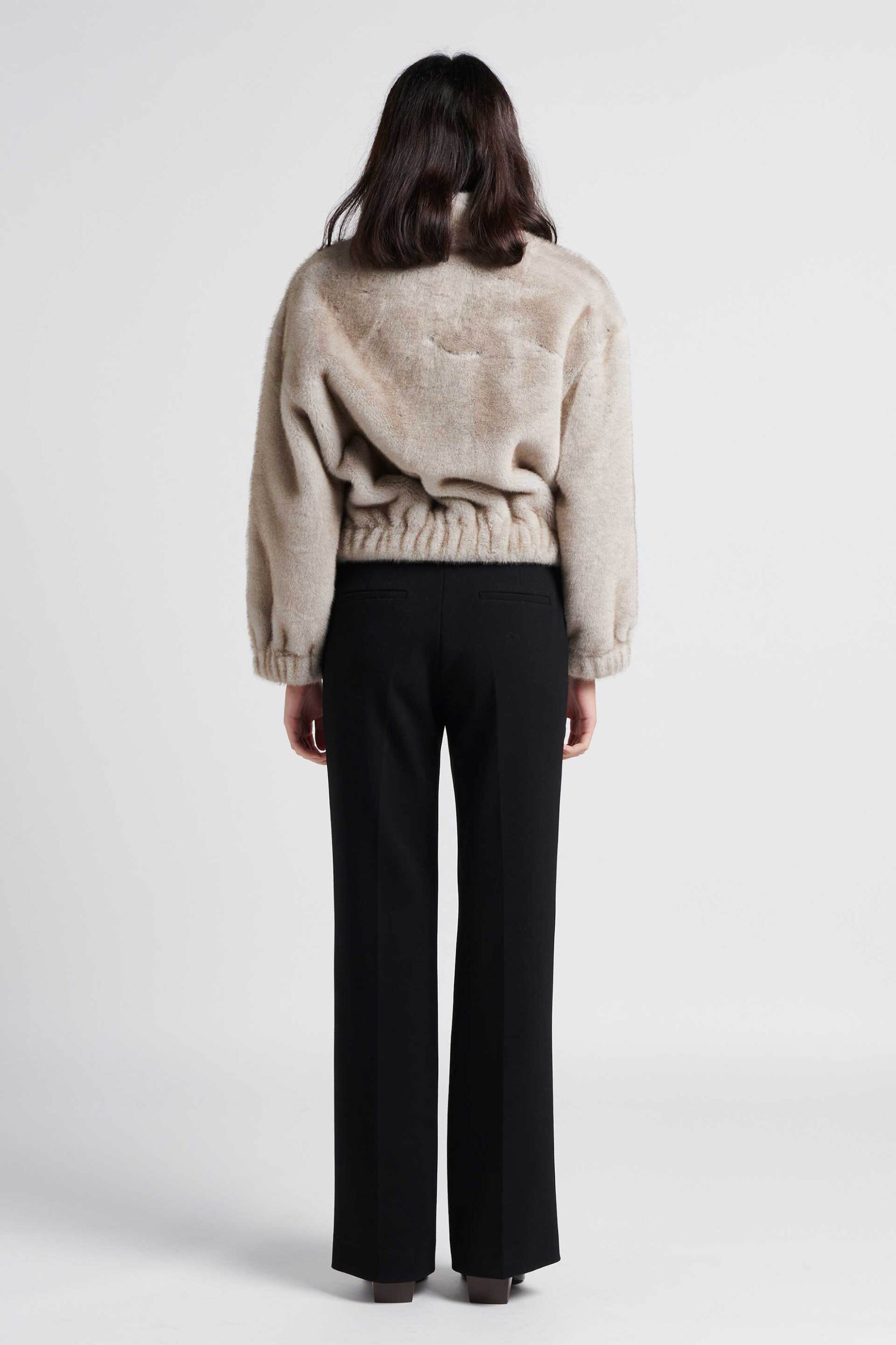 ba&sh γυναικείο jacket από faux γούνα "Paros" - 1H23PARO Γκρι φωτογραφία