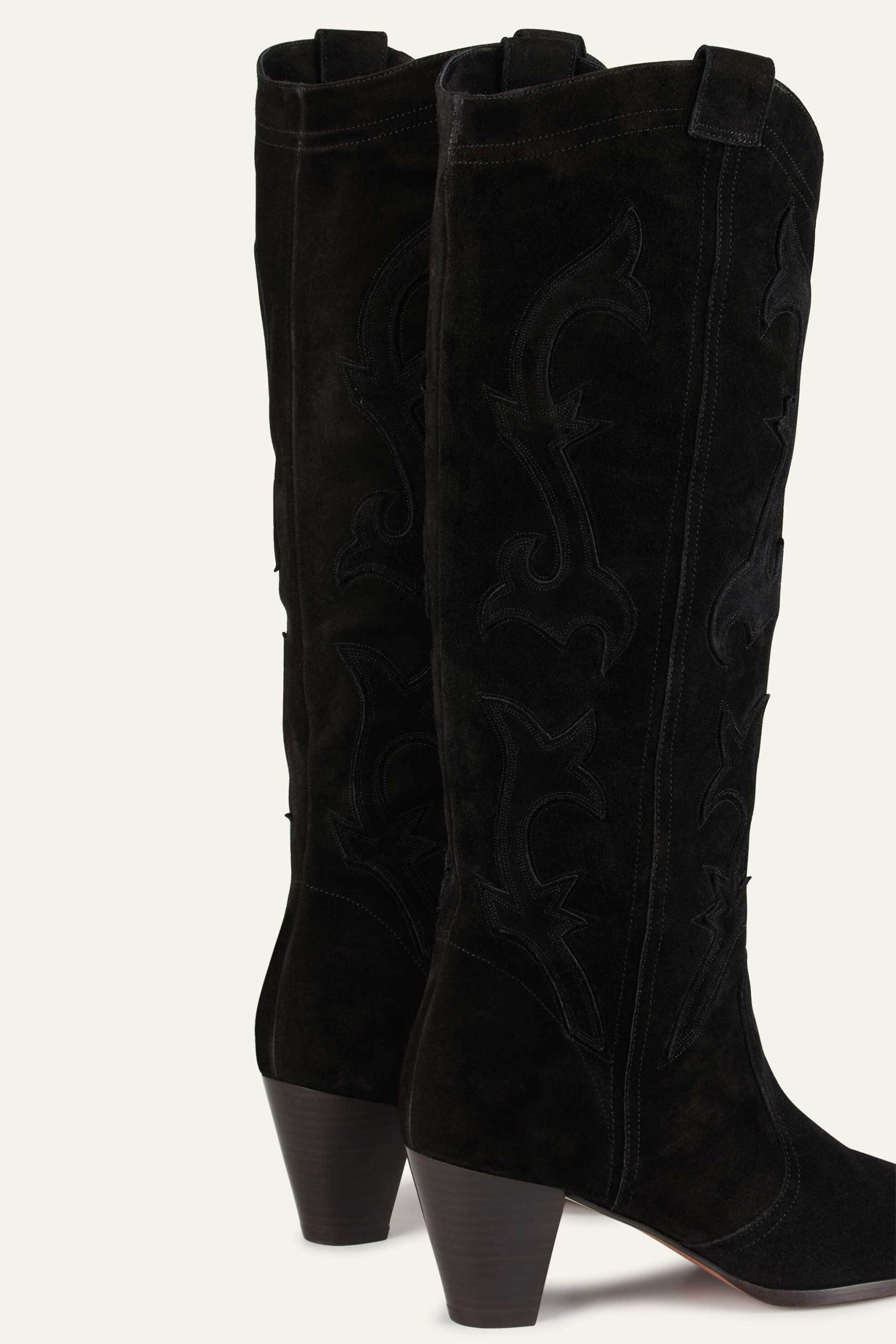 ba&sh γυναικείες μπότες με ανάγλυφο σχέδιο - 2H25HCAS Μαύρο φωτογραφία