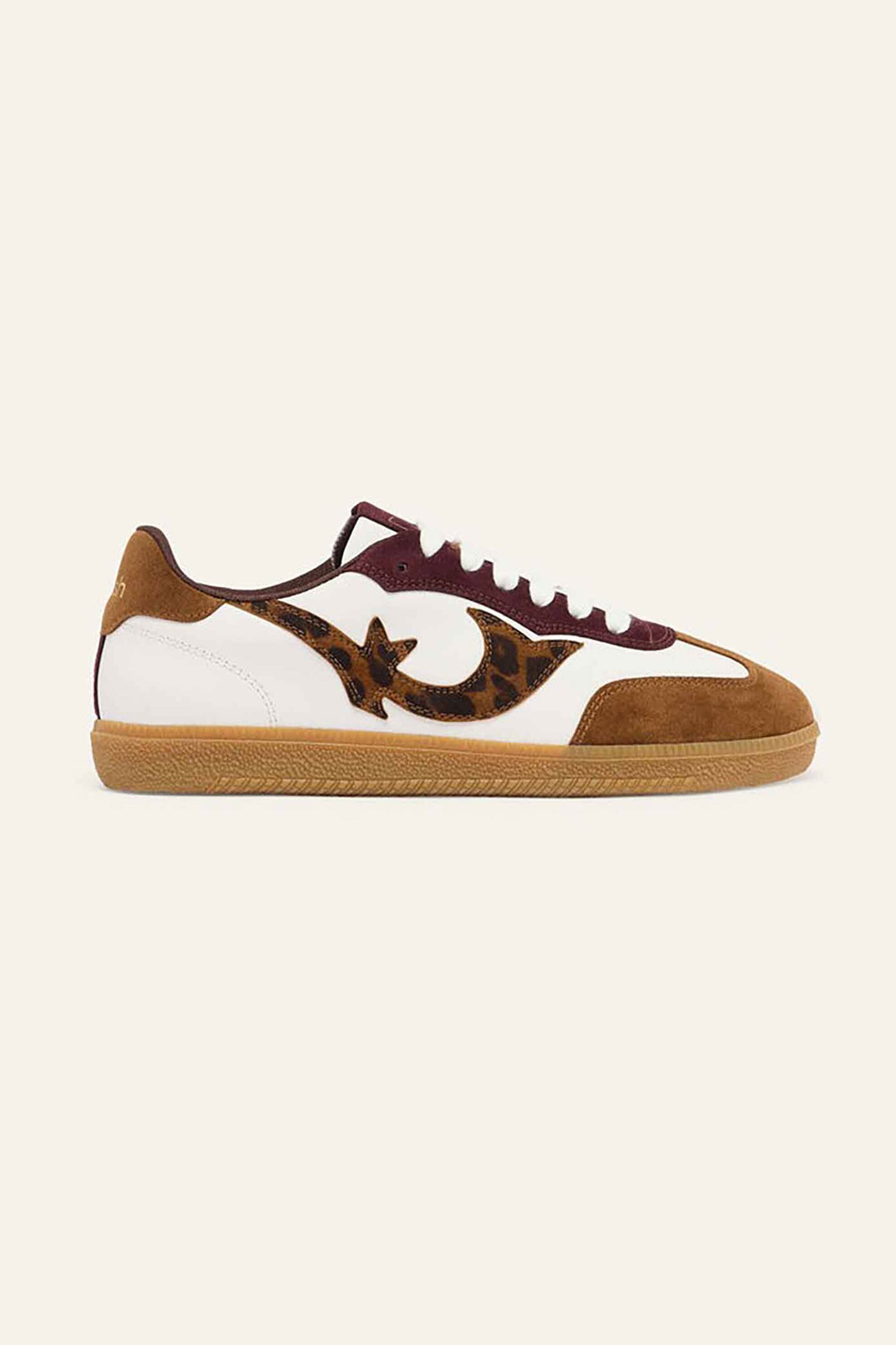 BA&SH ba&sh γυναικεία sneakers με λεπτομέρεια animal print - 2H24LCRE Λευκό