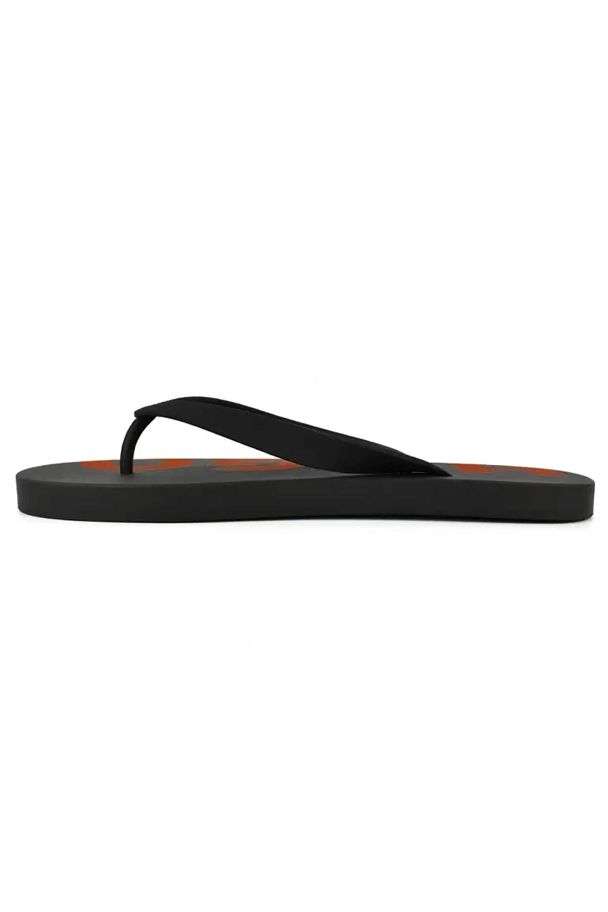 Hugo Boss Ανδρικές Σαγιονάρες Arvel - 50497860 Μαύρο Κόκκινο