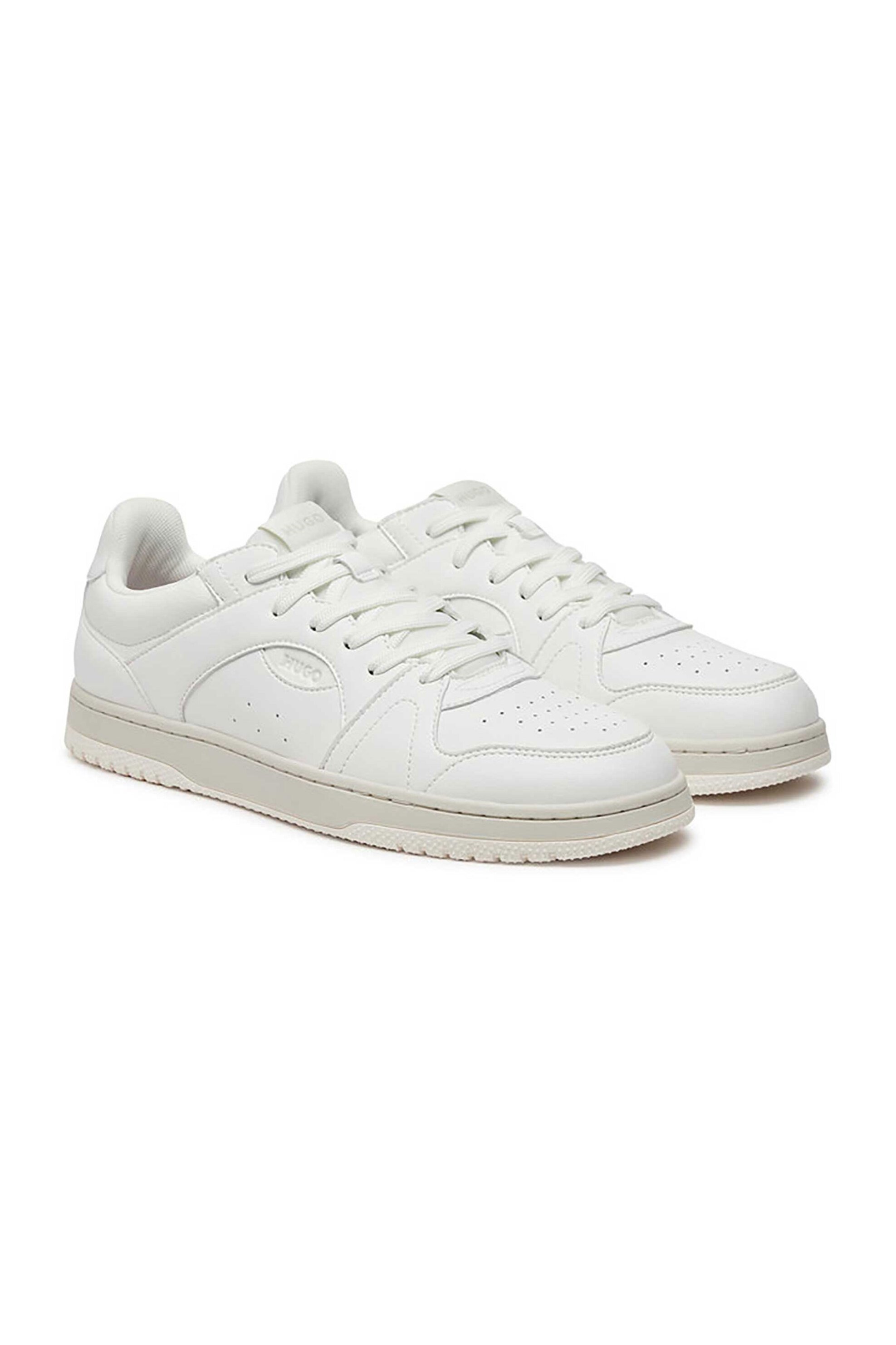 Hugo Boss άνδρικα sneakers μονόχρωμα "Hadrian" - 50529896 Λευκό φωτογραφία