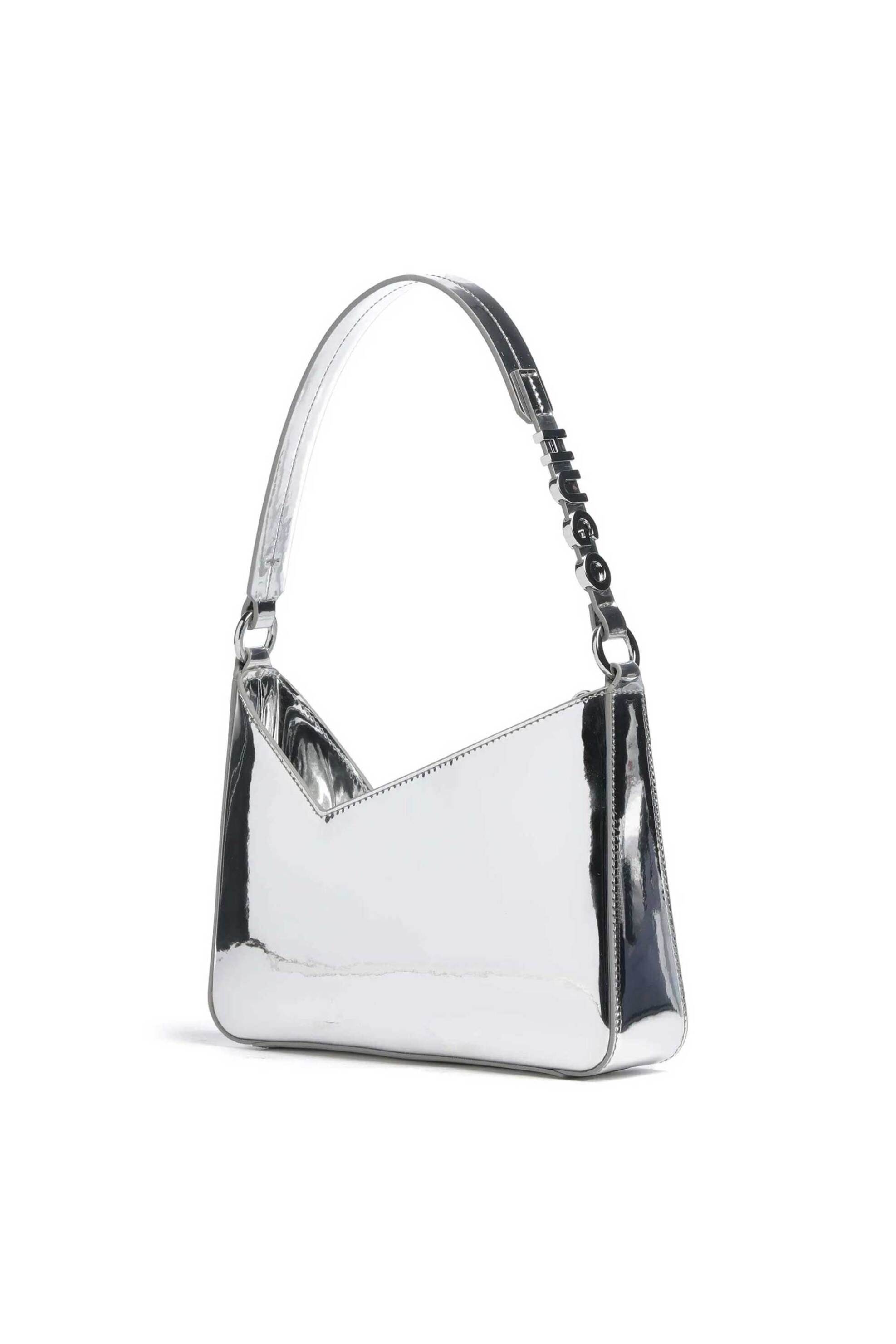 Hugo Boss γυναικεία τσάντα ώμου μεταλλιζέ - 50536243 Ασημί φωτογραφία