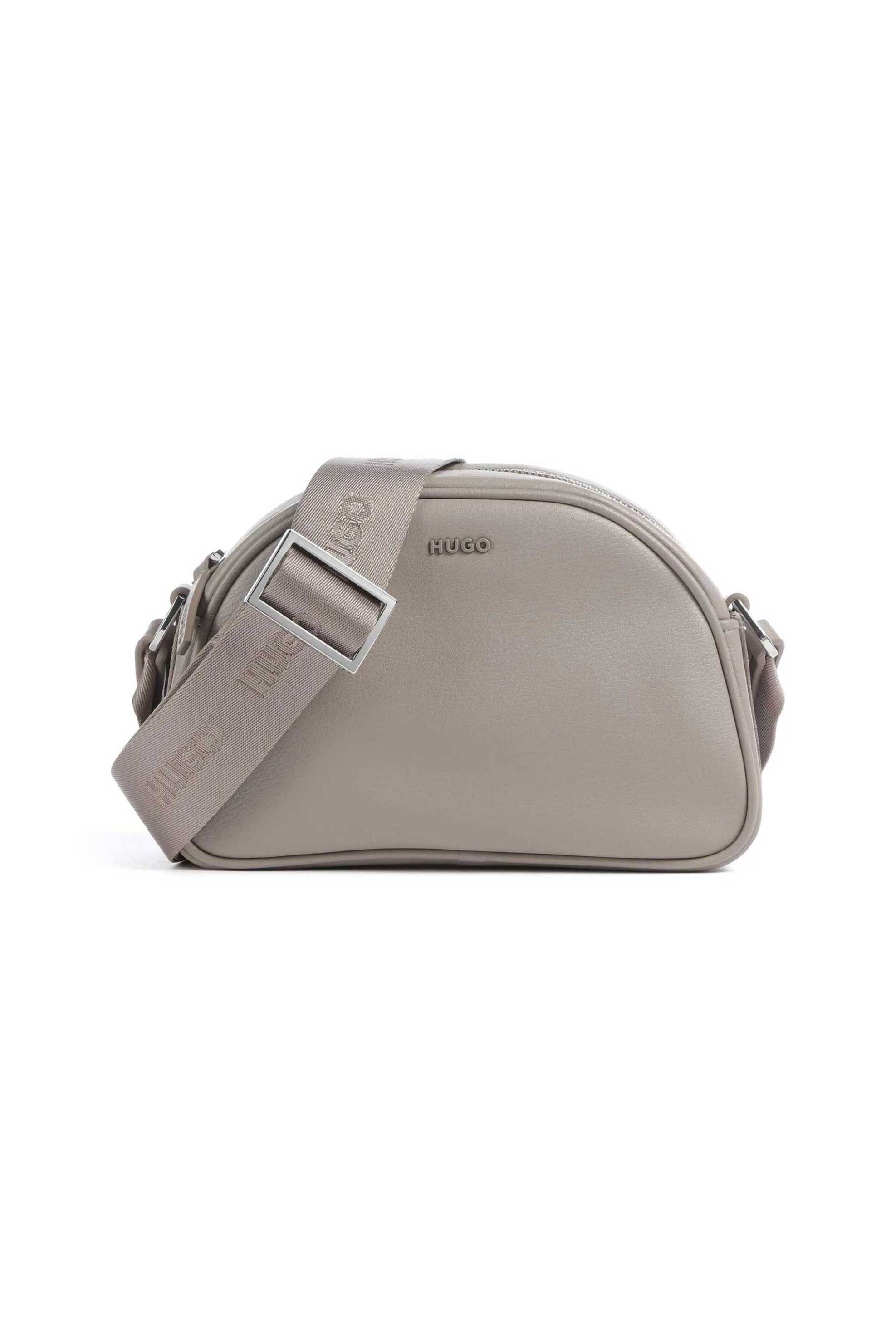 Hugo Boss γυναικεία τσάντα crossbody με λογότυπο "Bel 2.0" - 50552304 Taupe