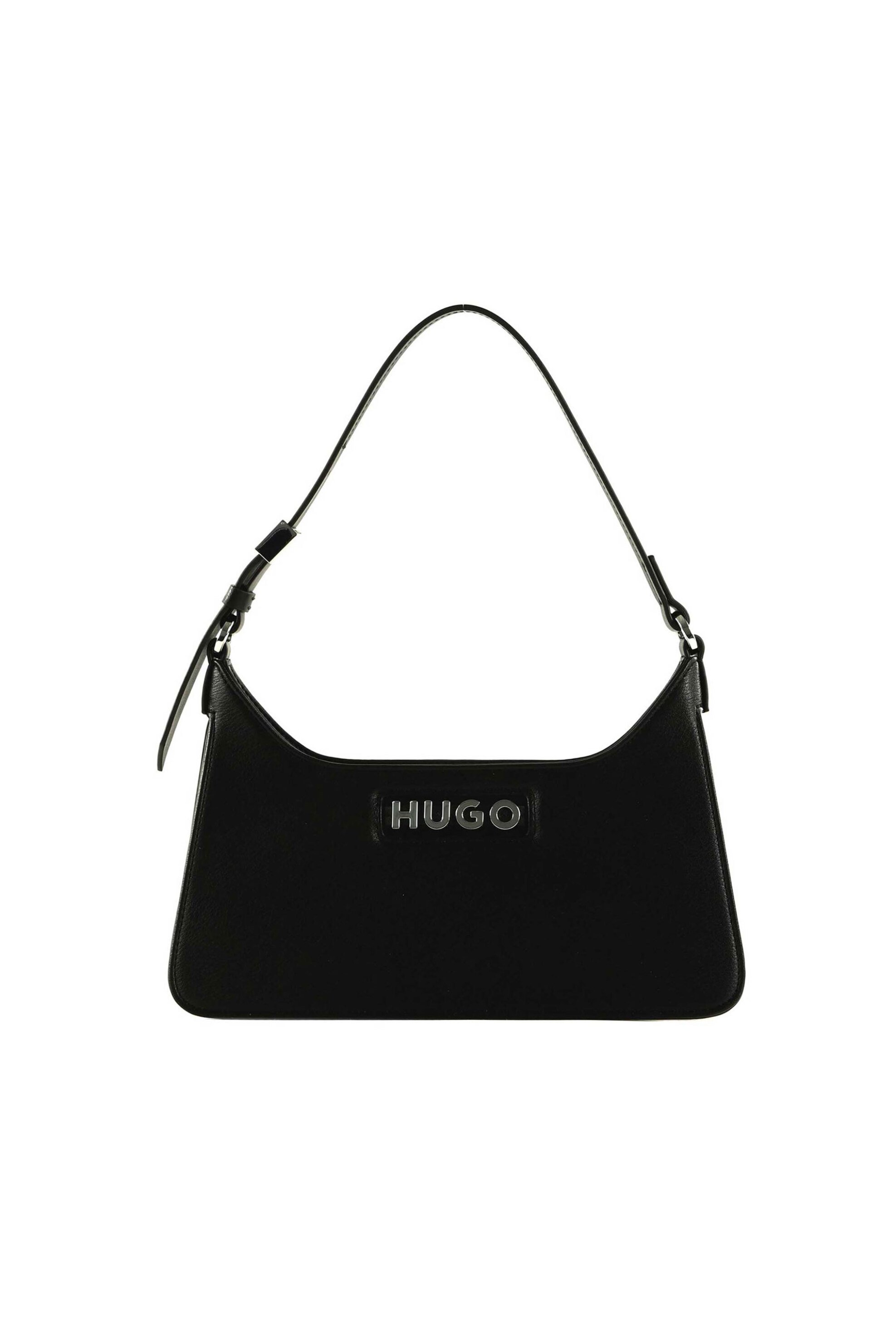 Hugo Boss γυναικεία τσάντα ώμου με μεταλλικό λογότυπο "Mel 2.0" - 50552205 Μαύρο