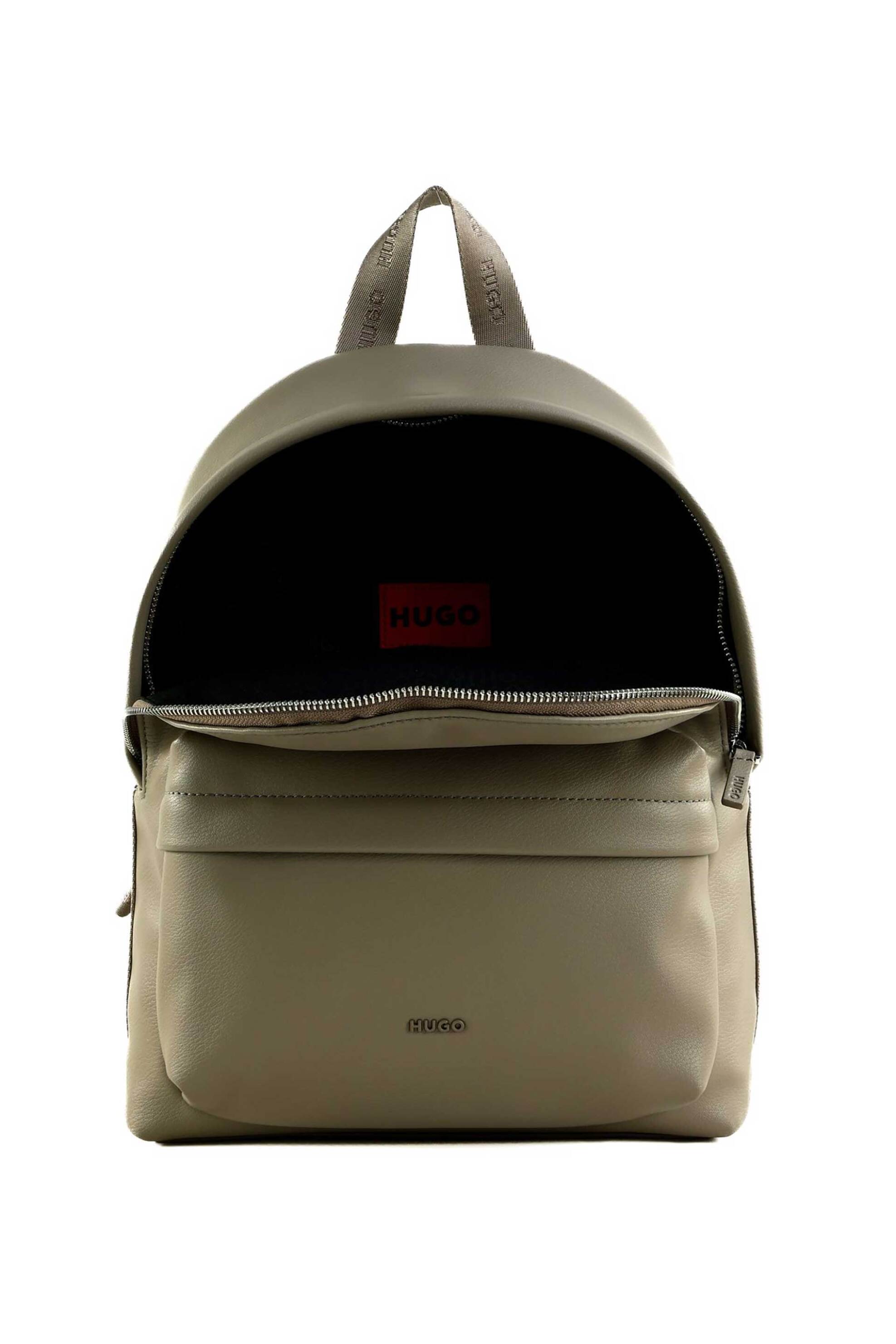 Hugo Boss γυναικείο backpack με λογότυπο "Bel" - 50547064 Taupe φωτογραφία
