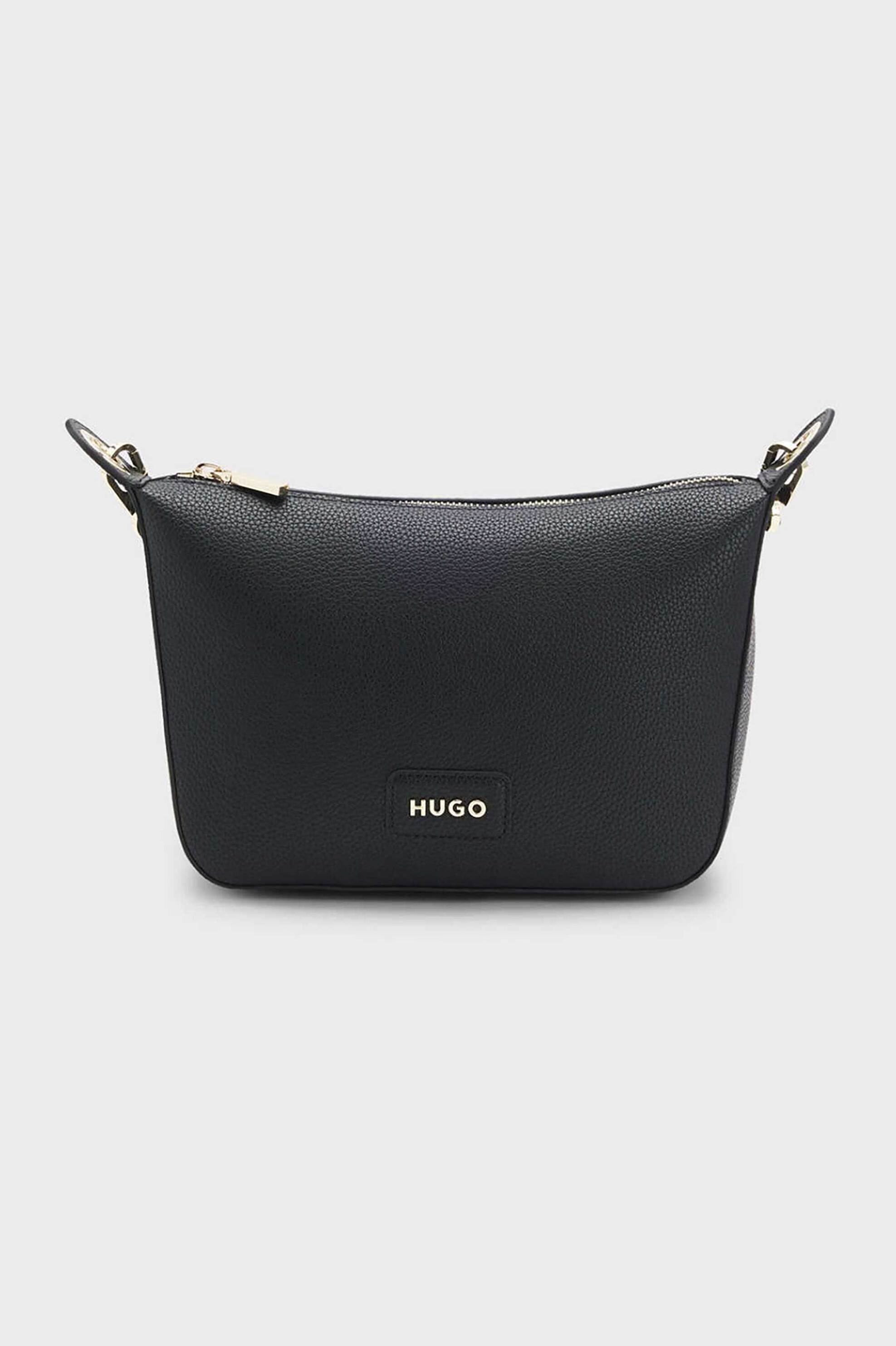 HUGO Hugo Boss γυναικεία τσάντα crossbody με μεταλλικό λογότυπο 