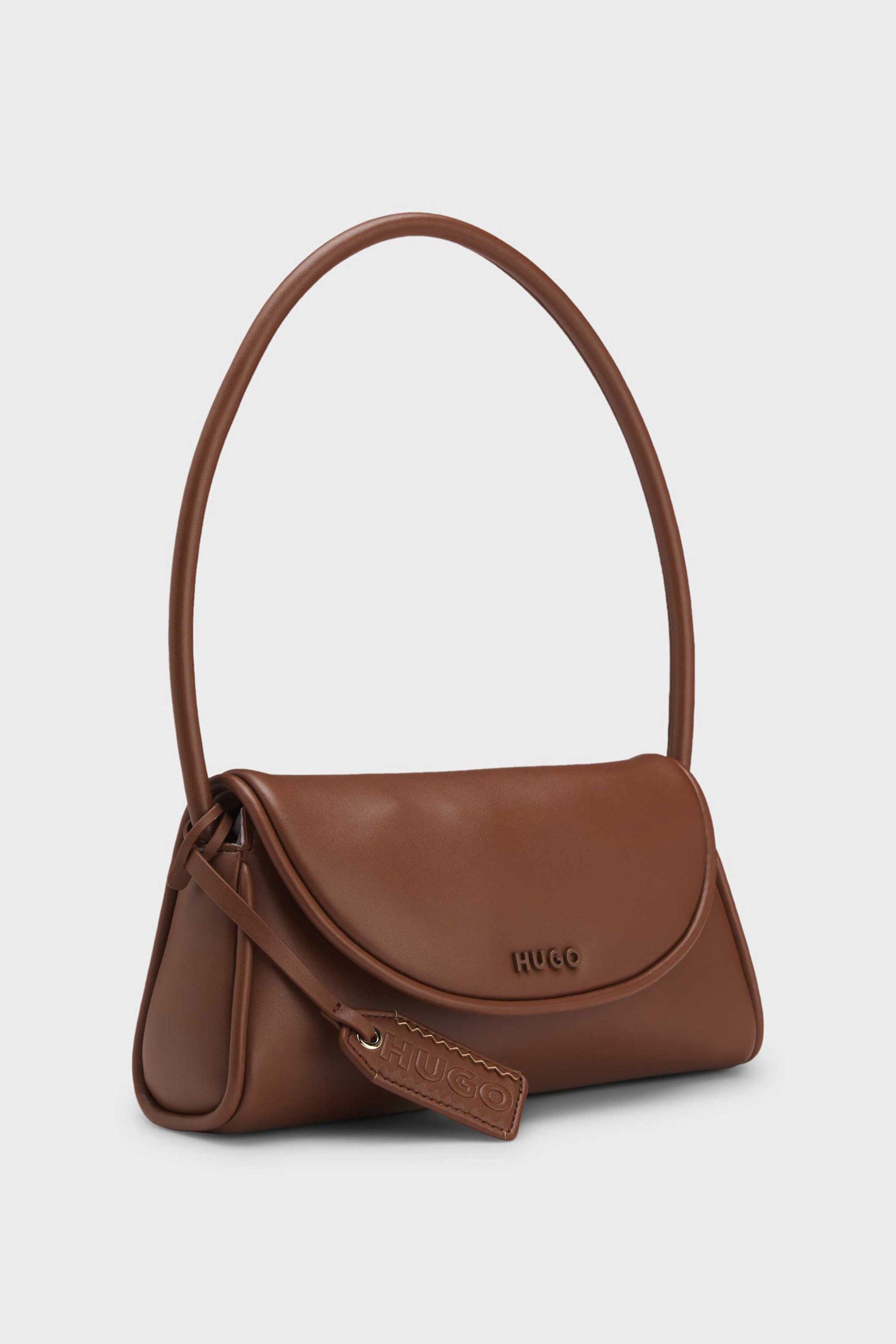 Hugo Boss γυναικεία τσάντα ώμου με ανάγλυφο λογότυπο 