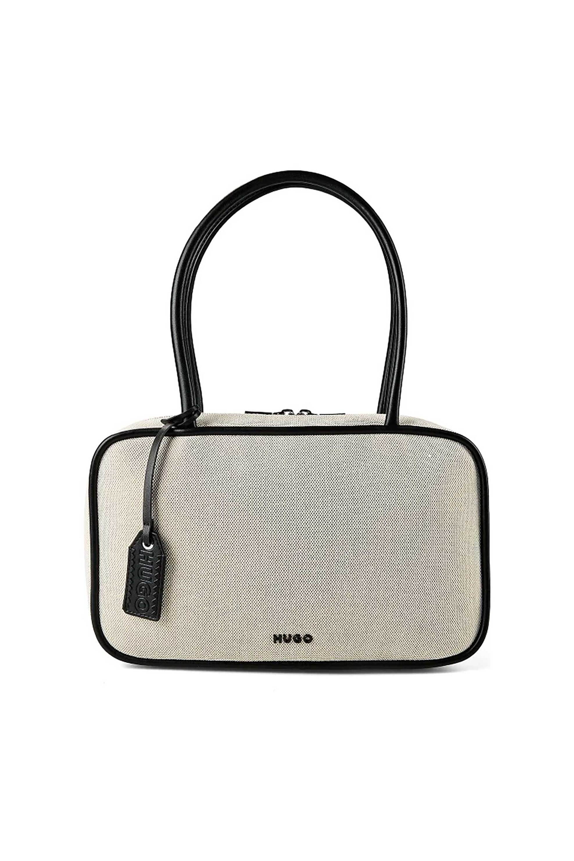 Hugo Boss γυναικεία τσάντα ώμου με ανάγλυφο λογότυπο "Jodi C" - 50562960 Μπεζ