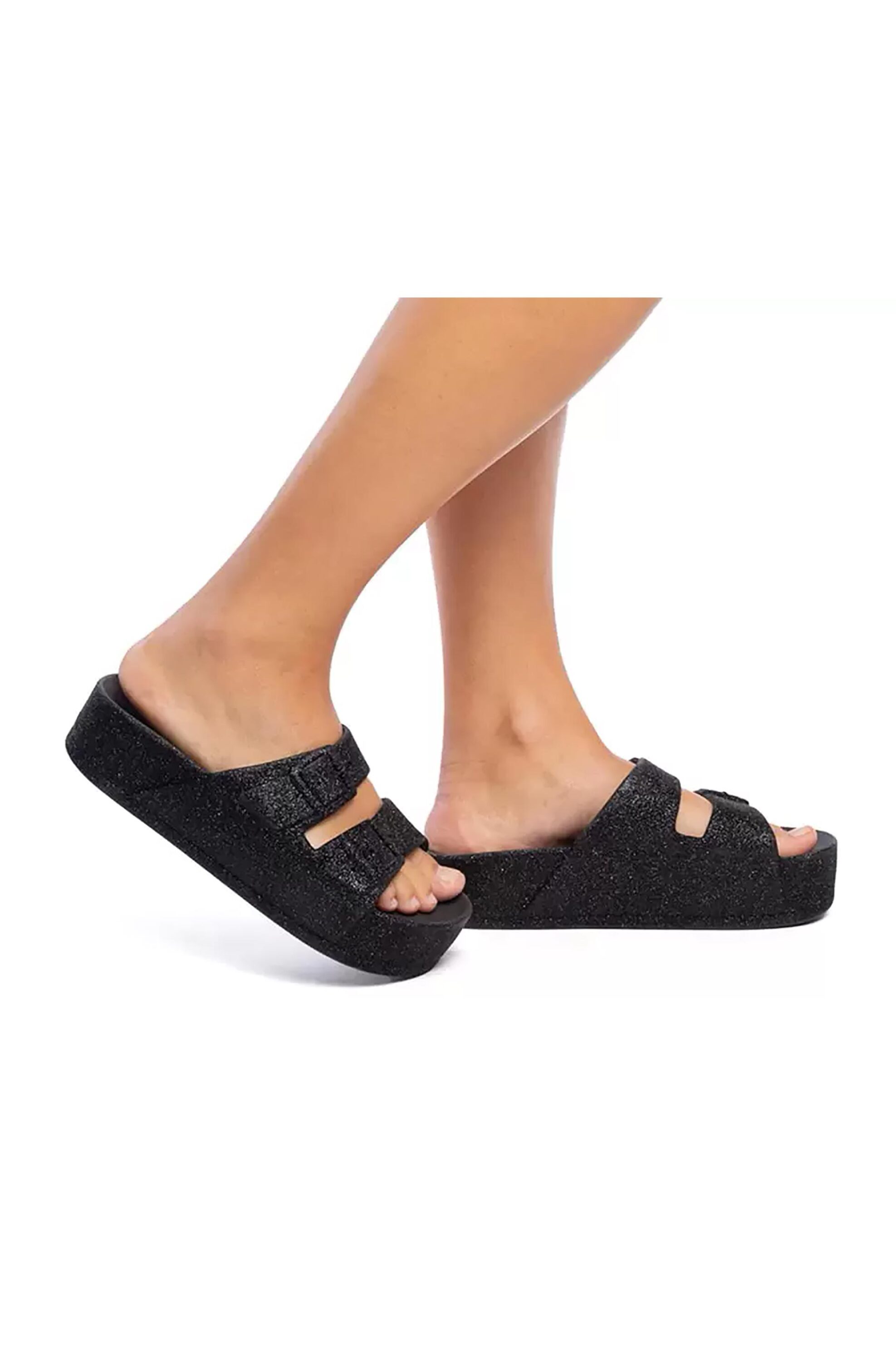 Cacatoès γυναικείες σαγιονάρες "Caipirinha Glitter" - CAIGLIWPACKE24 Μαύρο φωτογραφία