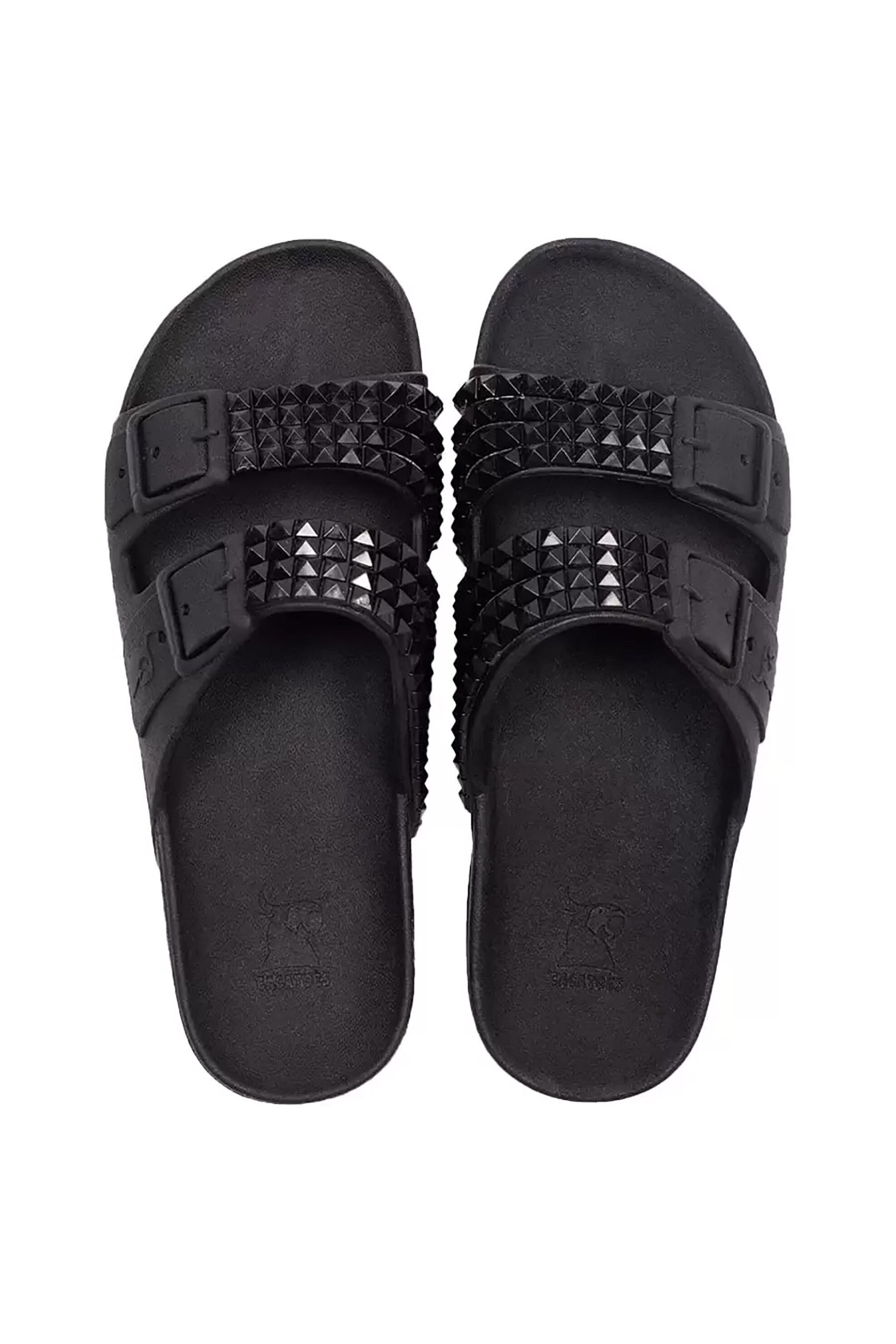 CACATOÈS Cacatoès γυναικείες σαγιονάρες με τρουκς "Flox" - FLOXWPACKE24 Μαύρο