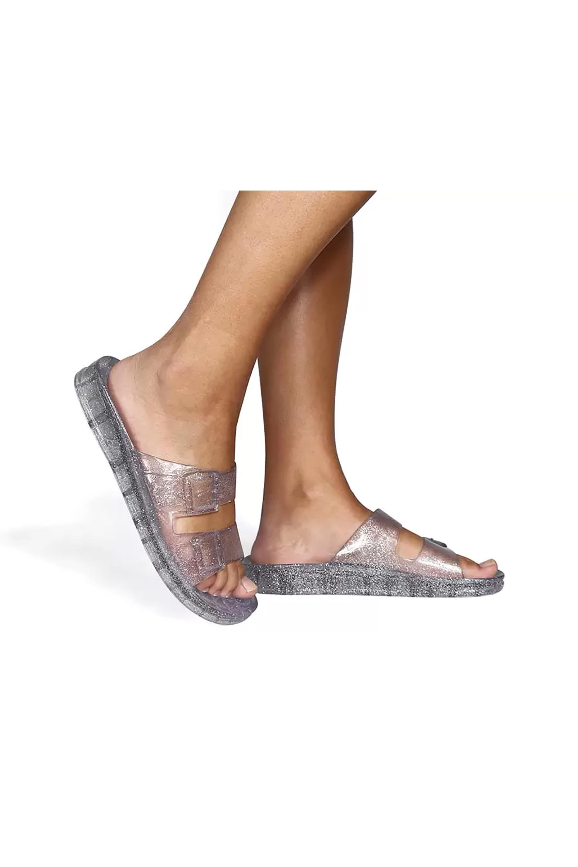 Cacatoès γυναικείες σαγιονάρες "Anjo Glitter" - ANJOGLIWPACKE24 Ασημί φωτογραφία