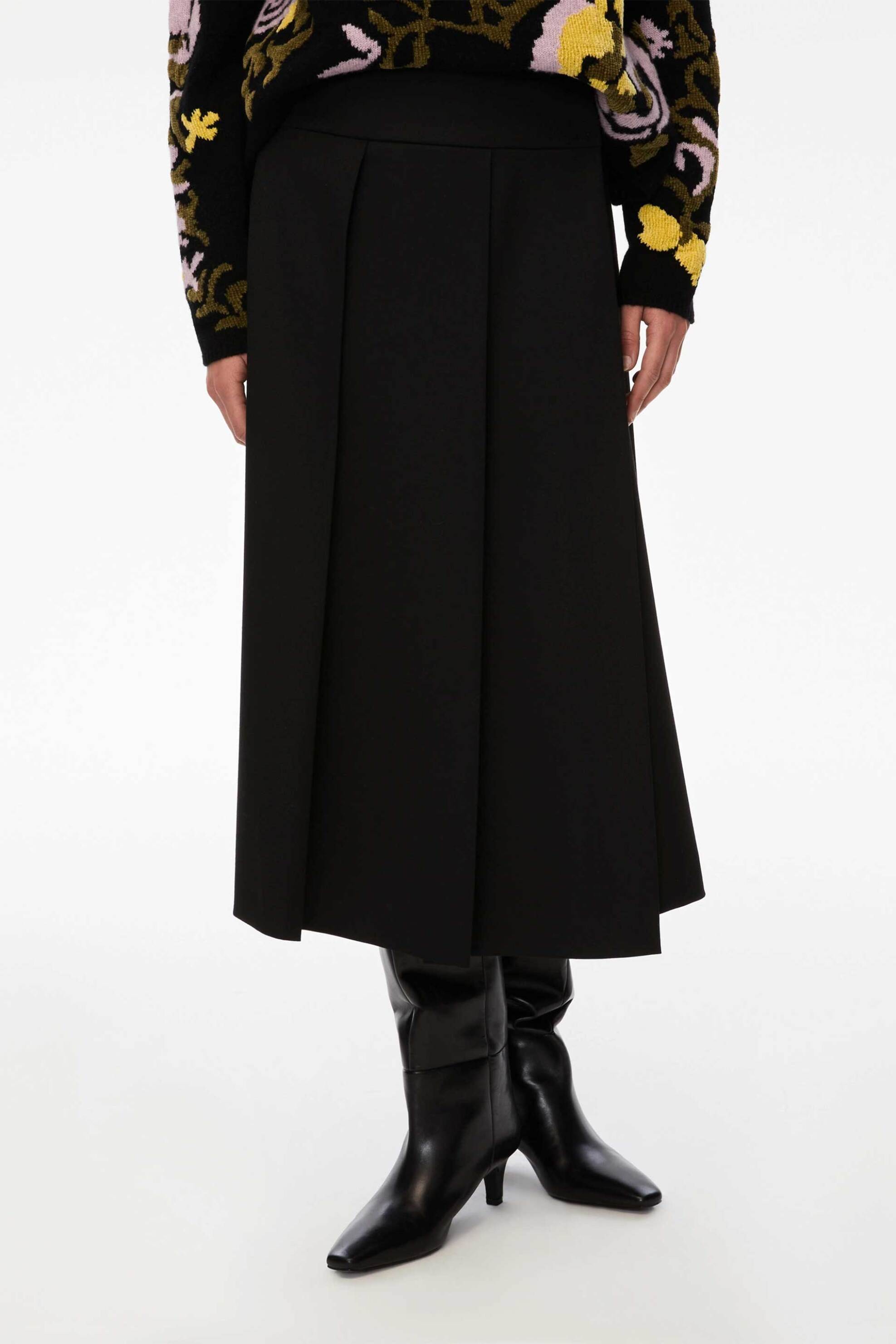 iBlues γυναικεία midi φούστα με πιέτες "Stresa" - 2527106022200 Μαύρο φωτογραφία