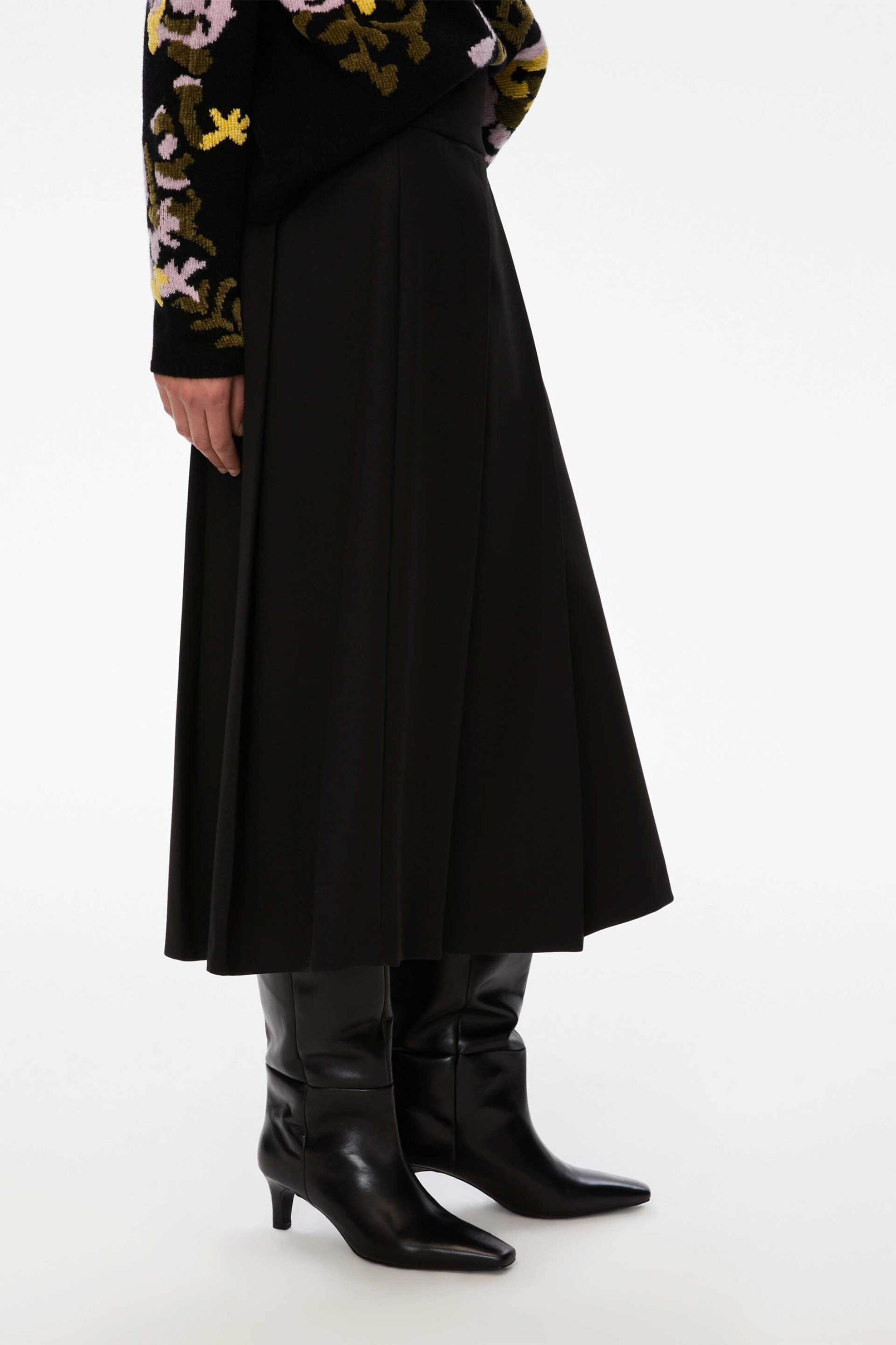 iBlues γυναικεία midi φούστα με πιέτες "Stresa" - 2527106022200 Μαύρο φωτογραφία