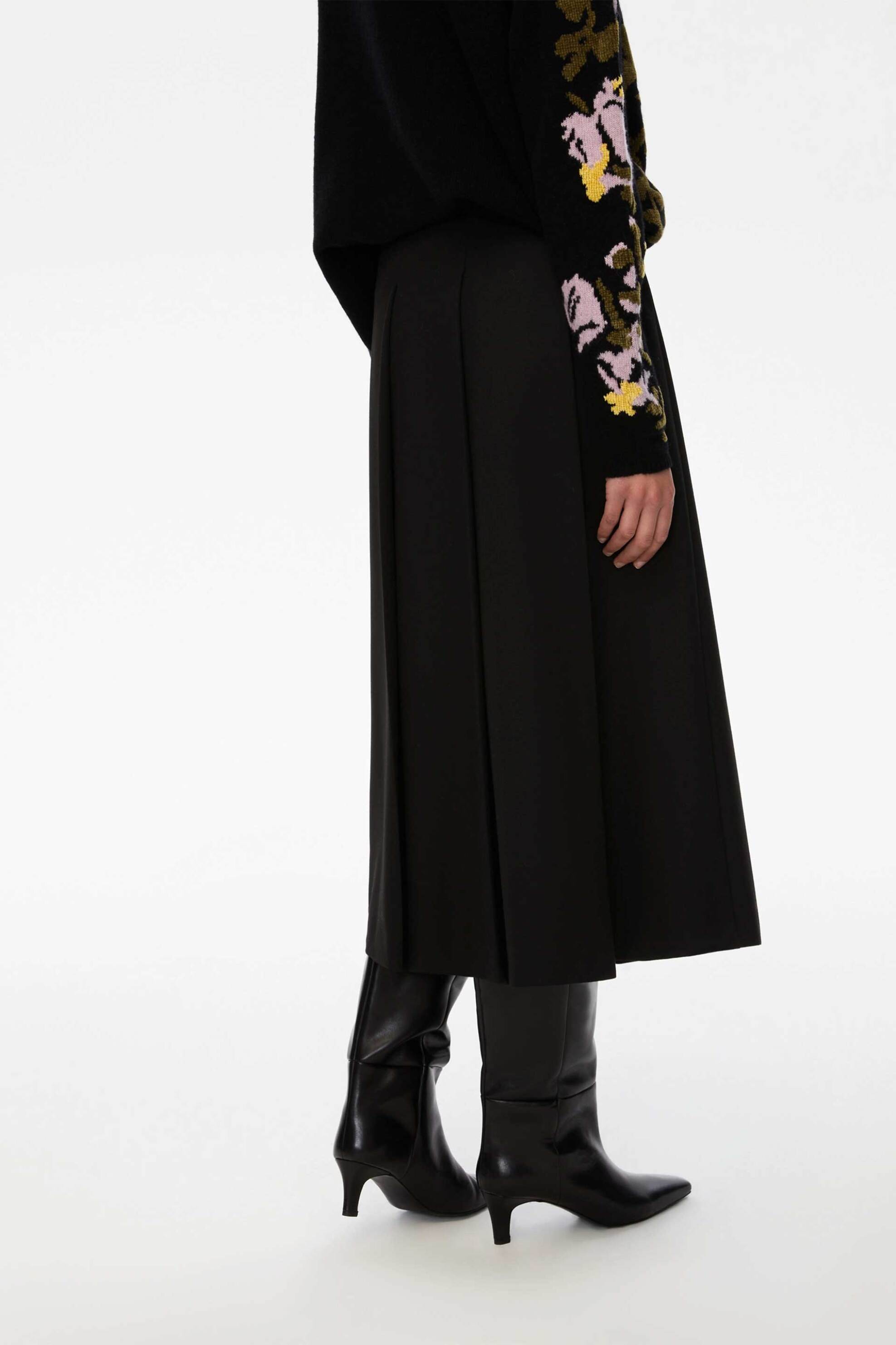 iBlues γυναικεία midi φούστα με πιέτες "Stresa" - 2527106022200 Μαύρο φωτογραφία