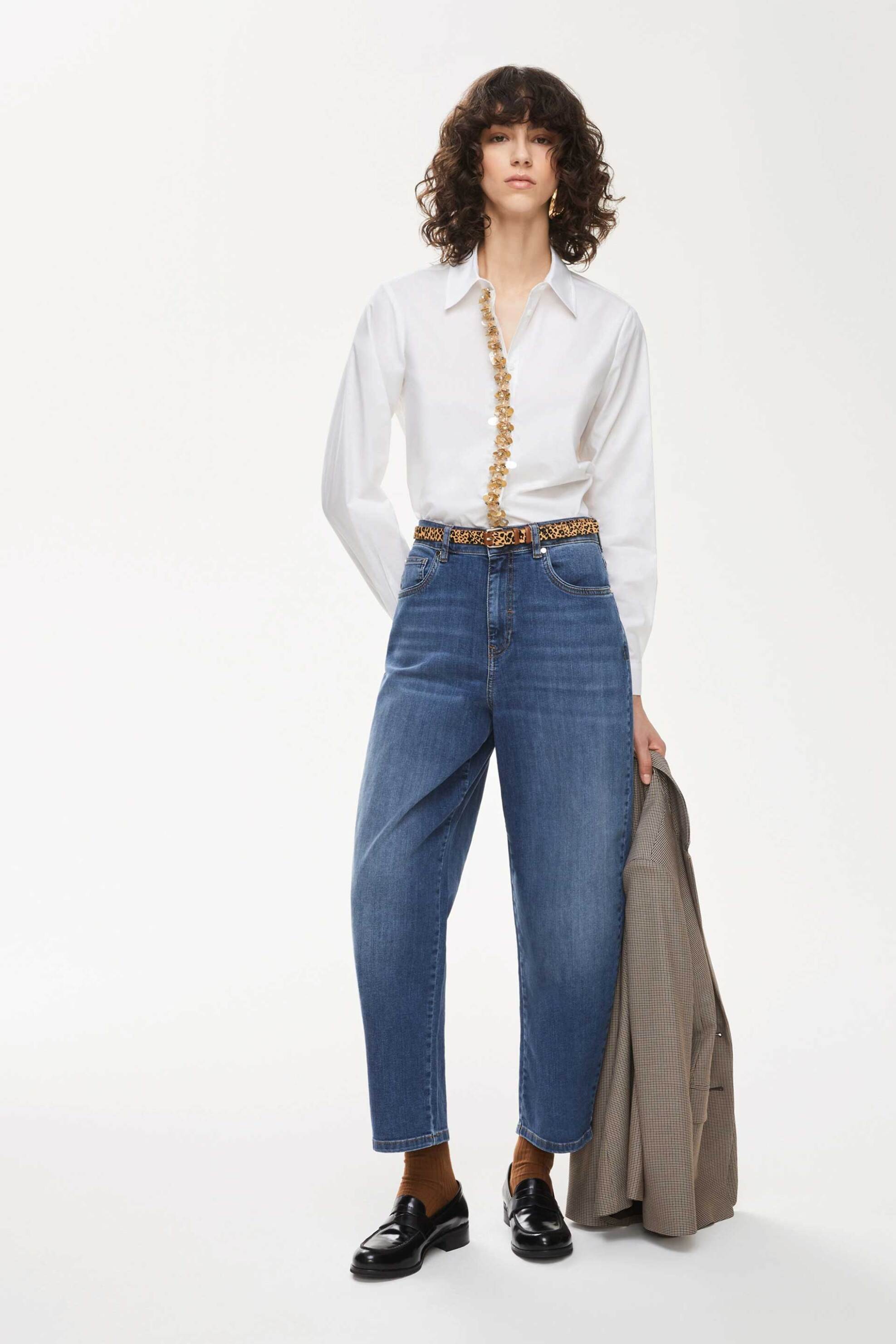 iBlues γυναικείο πουκάμισο με παγιέτες "Bernini" - 2527116021200 Λευκό φωτογραφία