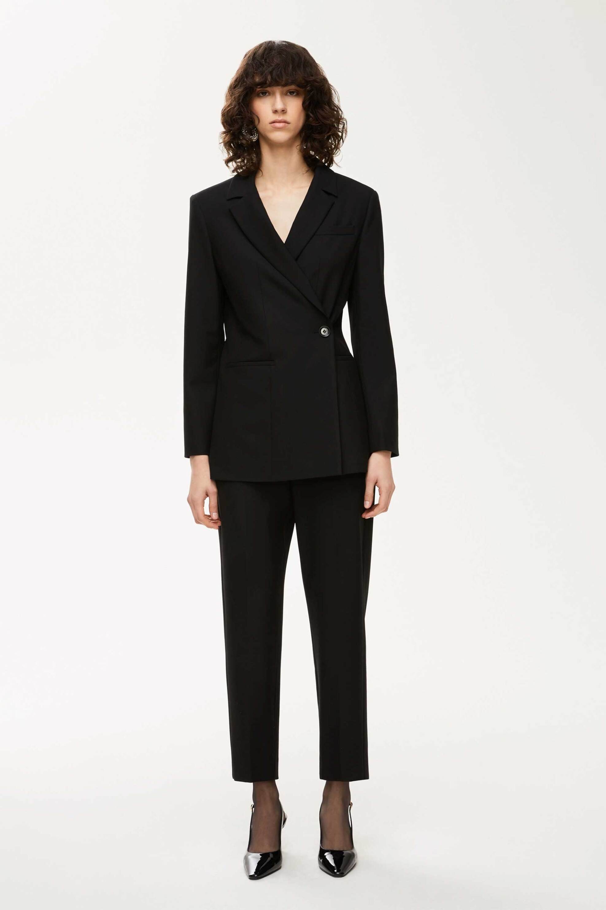 I BLUES iBlues γυναικείο παντελόνι υφασμάτινο "Vivy" - 2527136041200 Μαύρο