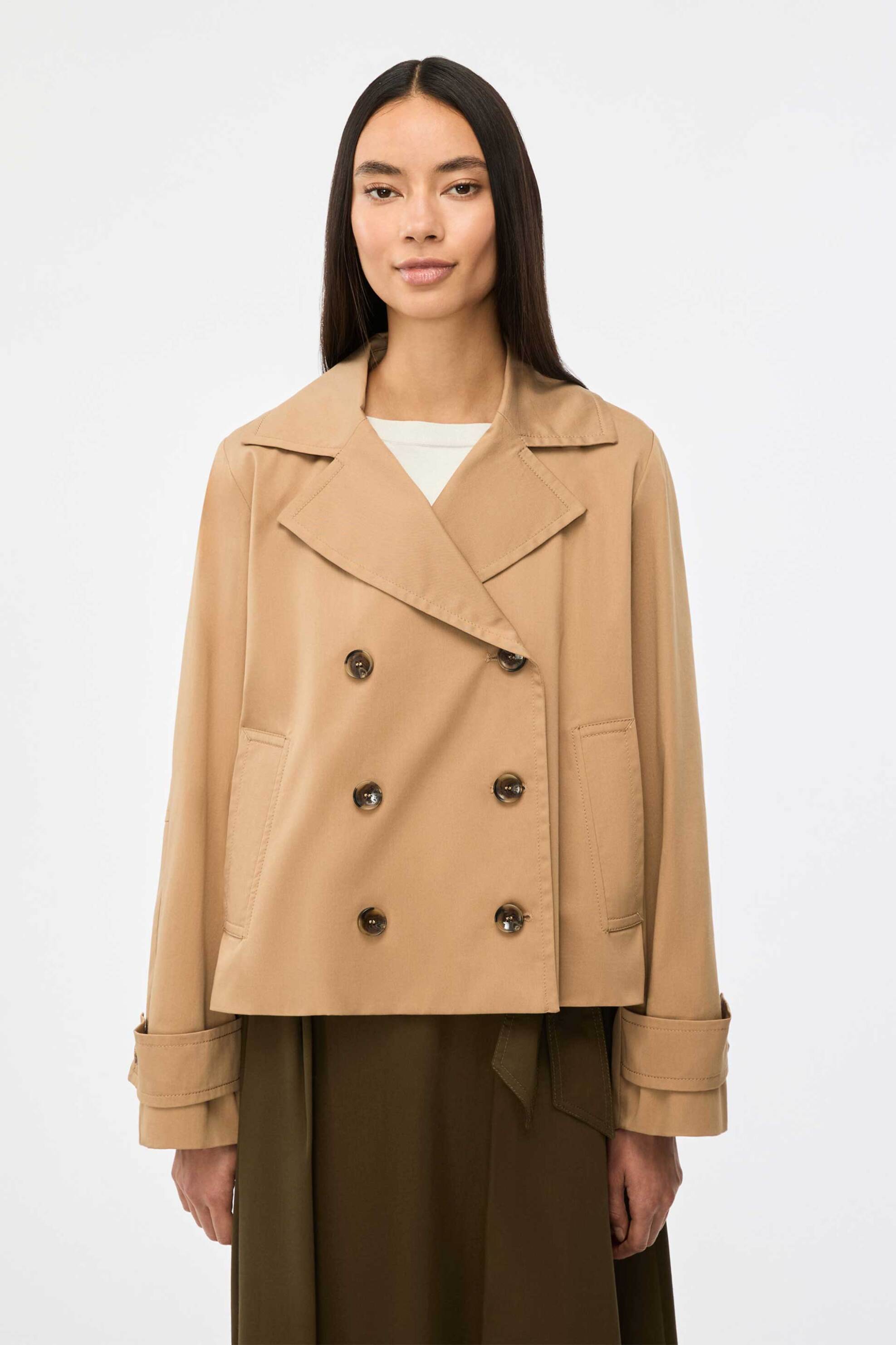 I BLUES iBlues γυναικείο κοντό καπαρτινάκι "Iblmaroso" - 2617081061 Καμηλό