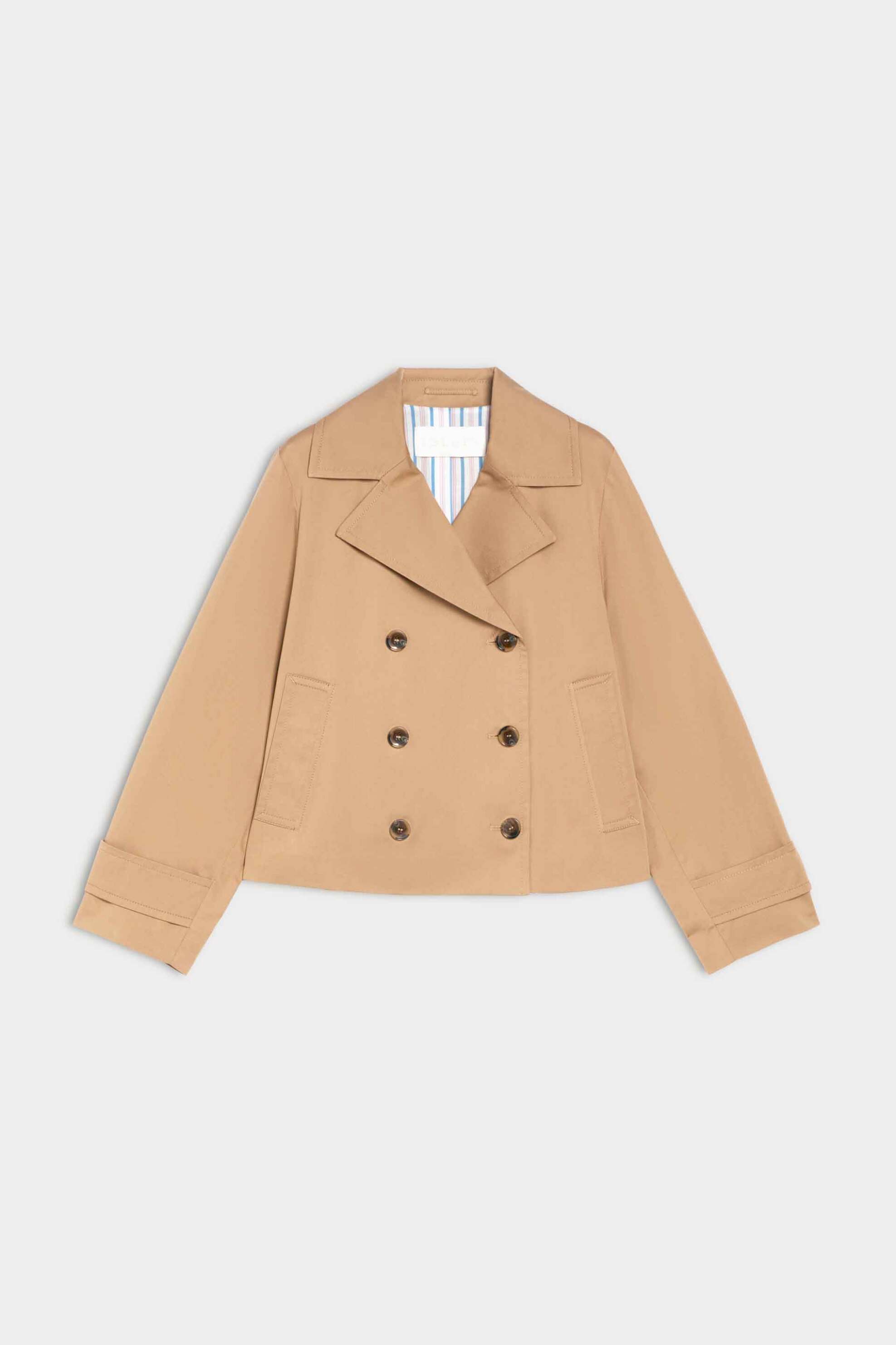 iBlues γυναικείο κοντό καπαρτινάκι "Iblmaroso" - 2617081061 Καμηλό φωτογραφία