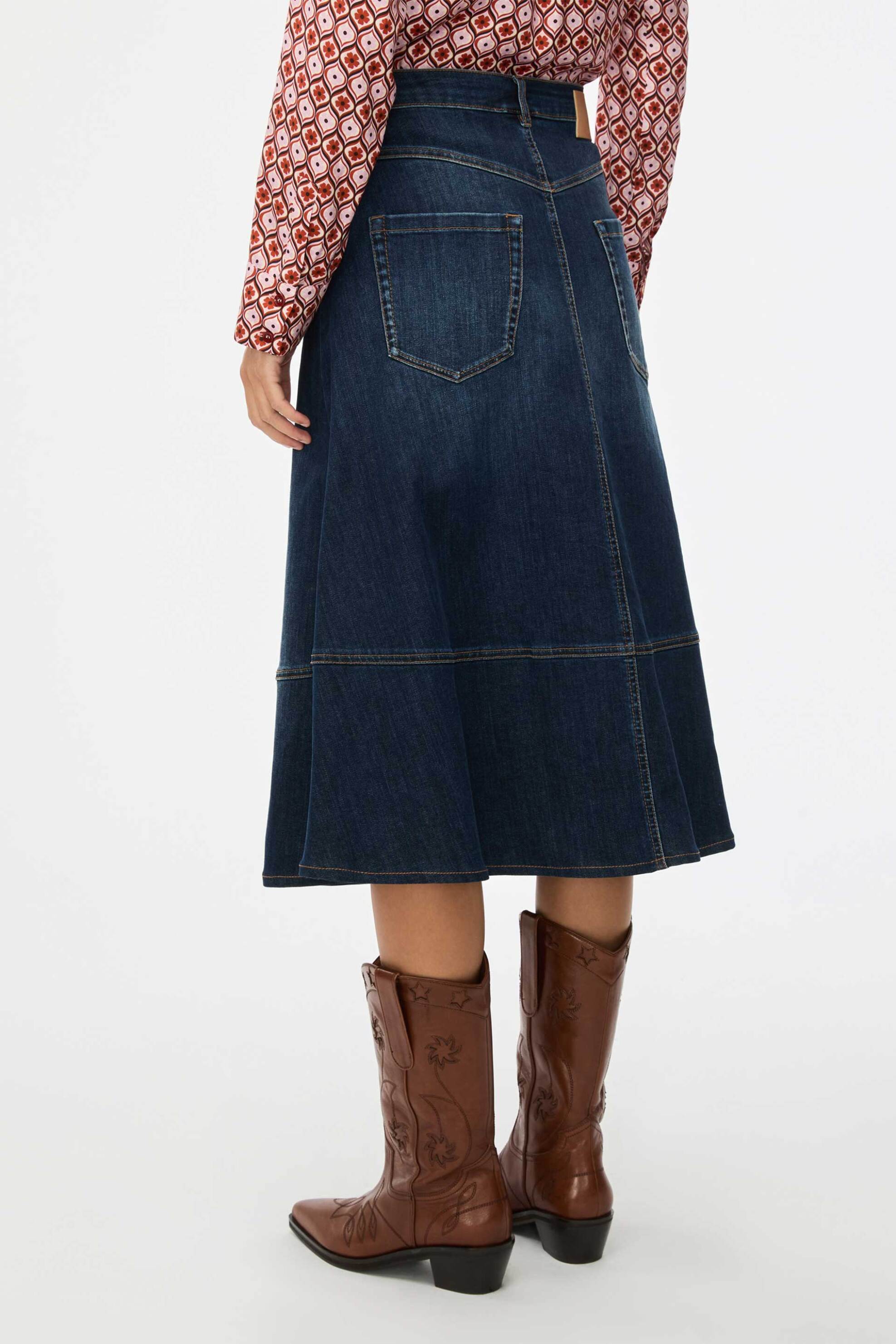 iBlues γυναικεία denim φούστα "Iblafa" - 2617101041 Denim Blue φωτογραφία