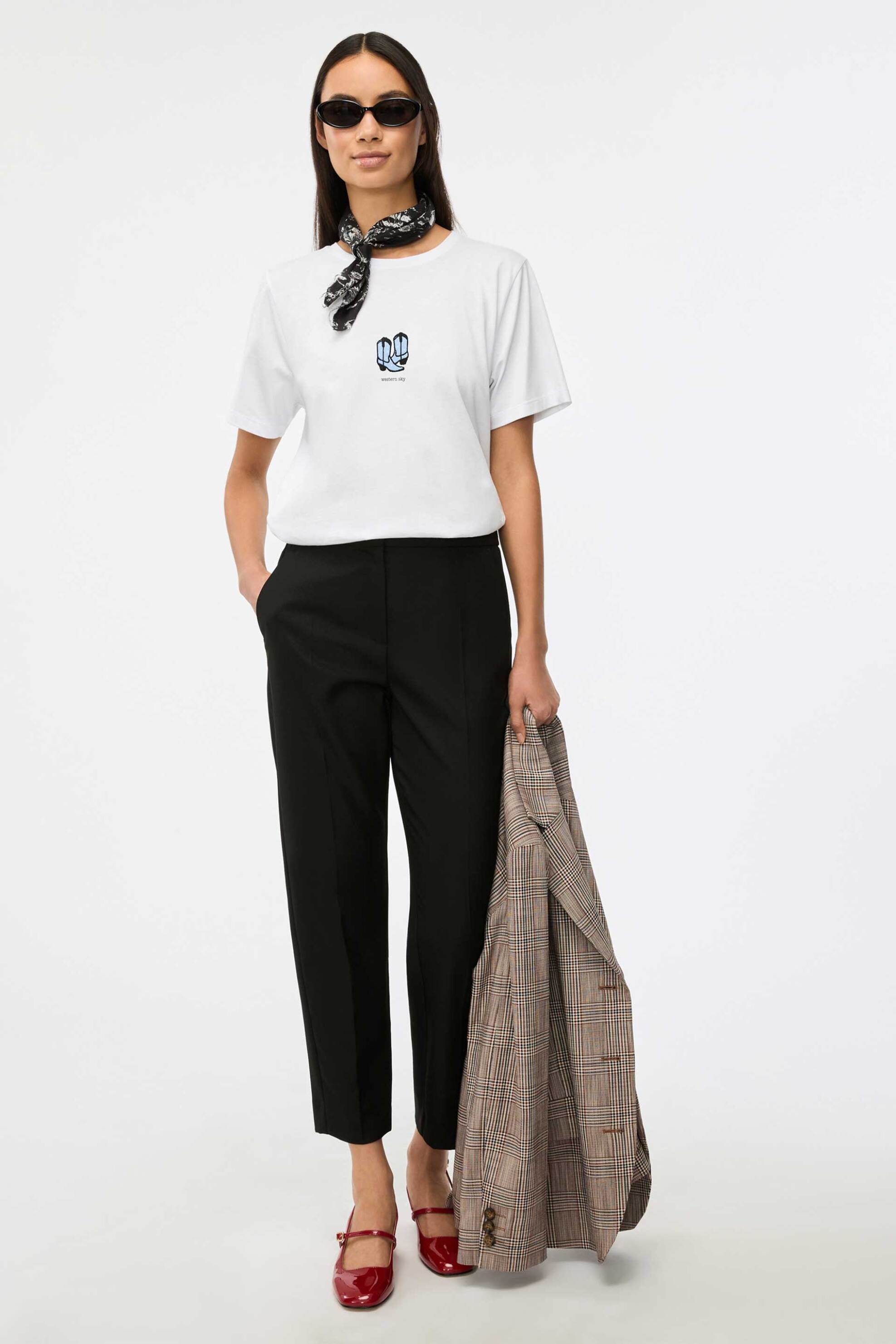 I BLUES iBlues γυναικείο παντελόνι Palazzo Fit "Iblfilovia" - 2617131041 Μαύρο