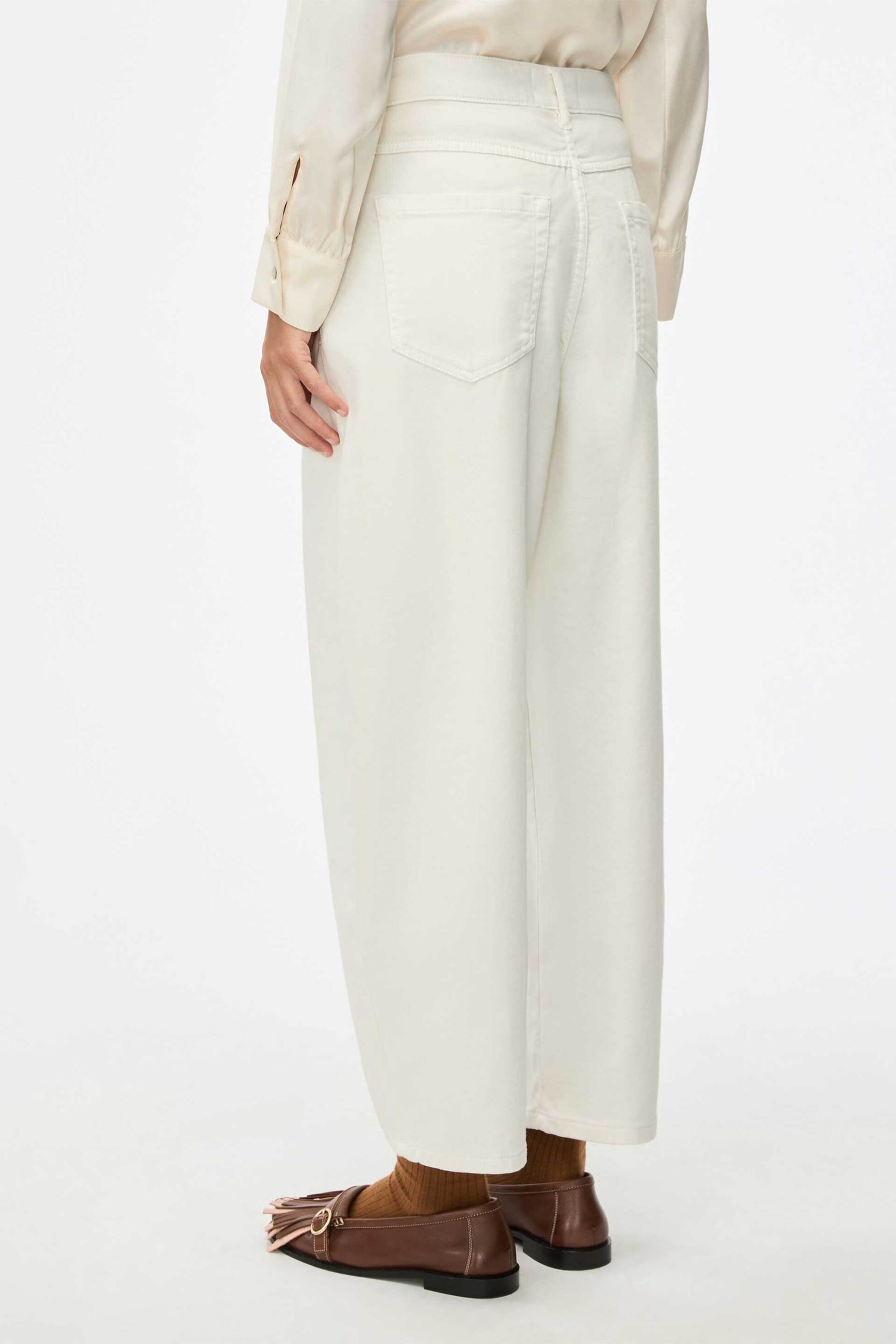 iBlues γυναικείο τζιν παντελόνι Barrel Cut "Iblnatale" - 2617131161 Κρέμ φωτογραφία