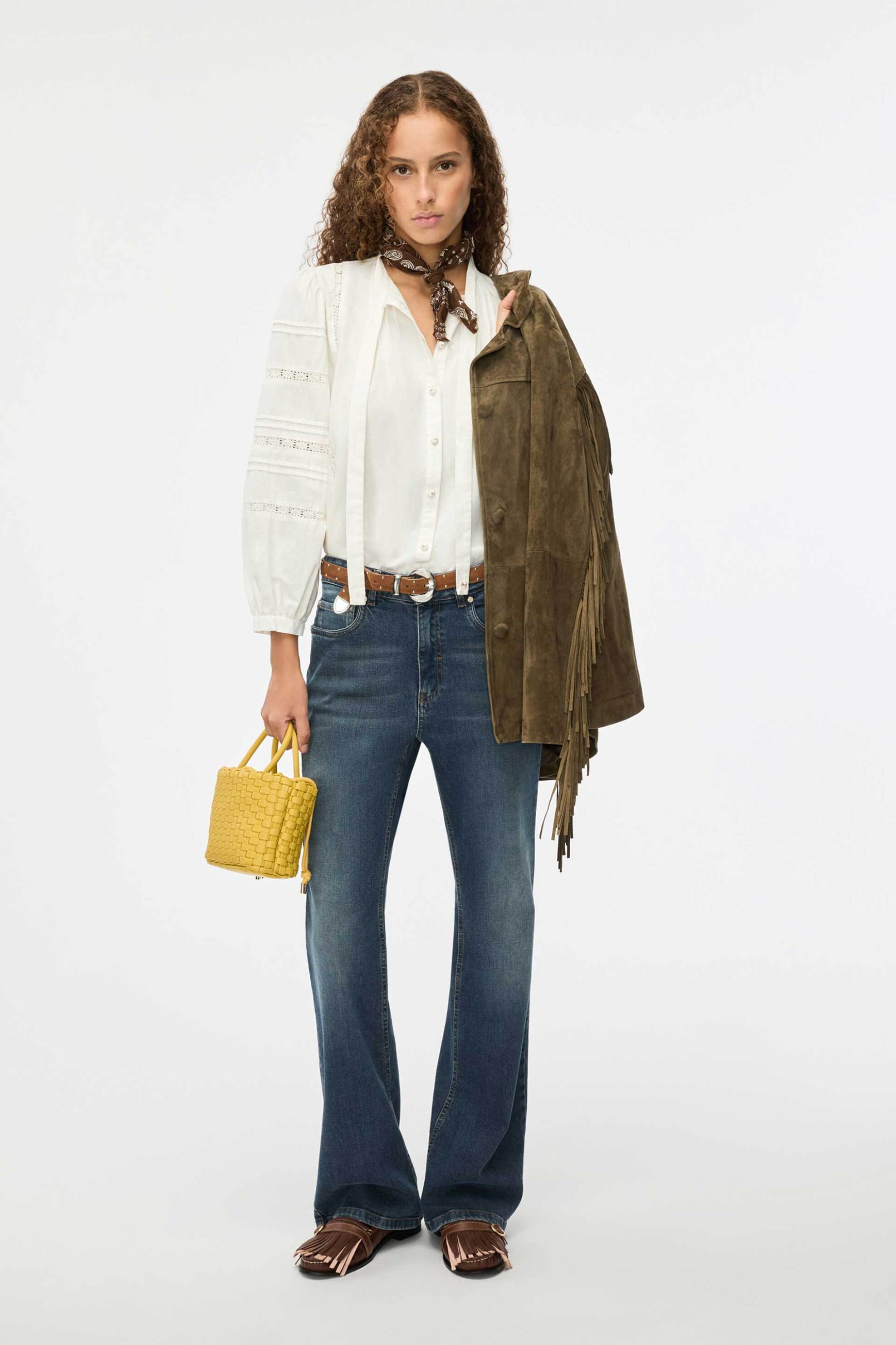 iBlues γυναικείο τζιν παντελόνι Bootcut Fit "Ibljanepower" - 2617181061 Denim Blue