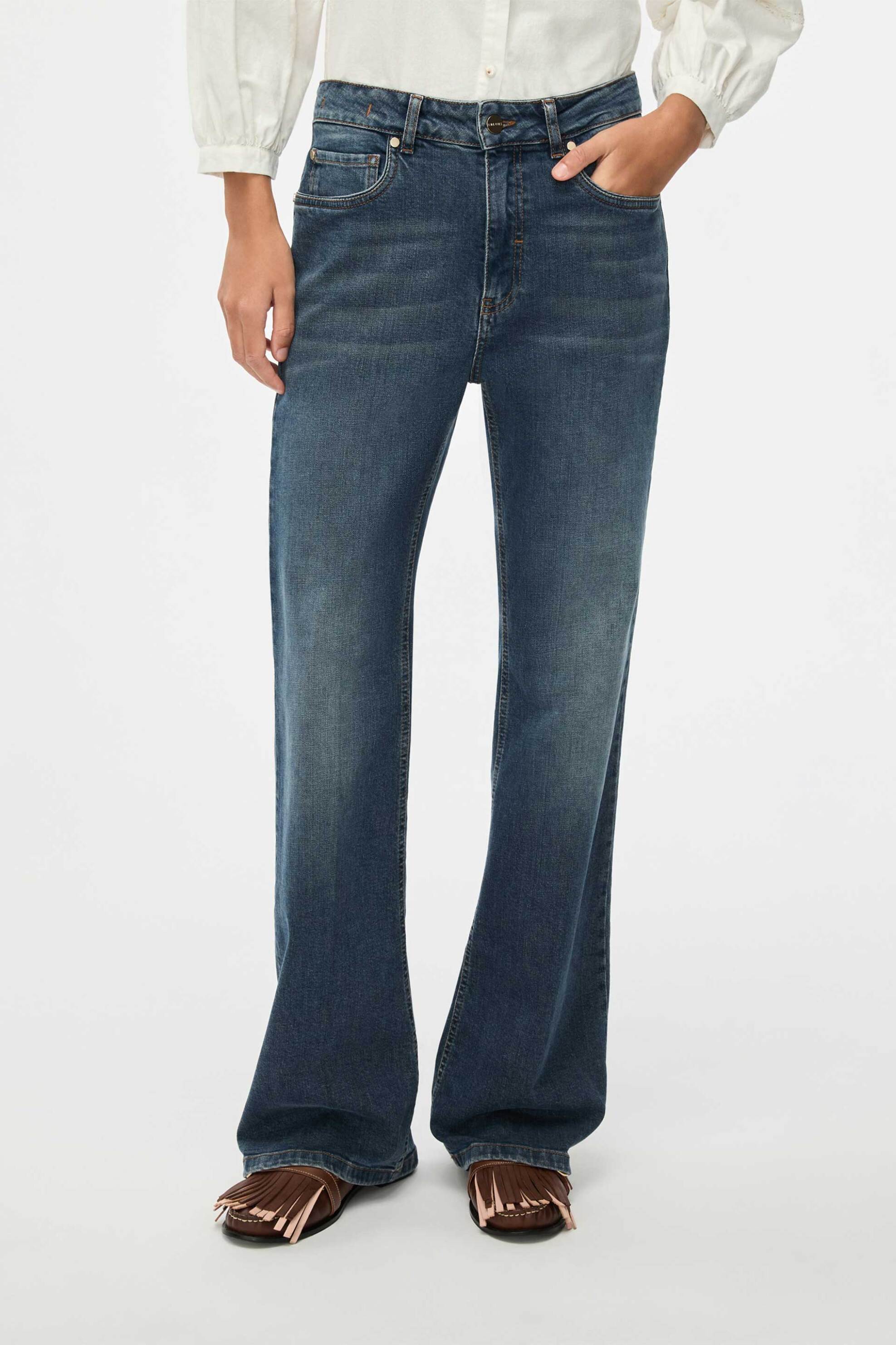 I BLUES iBlues γυναικείο τζιν παντελόνι Bootcut Fit "Ibljanepower" - 2617181061 Denim Blue - 2