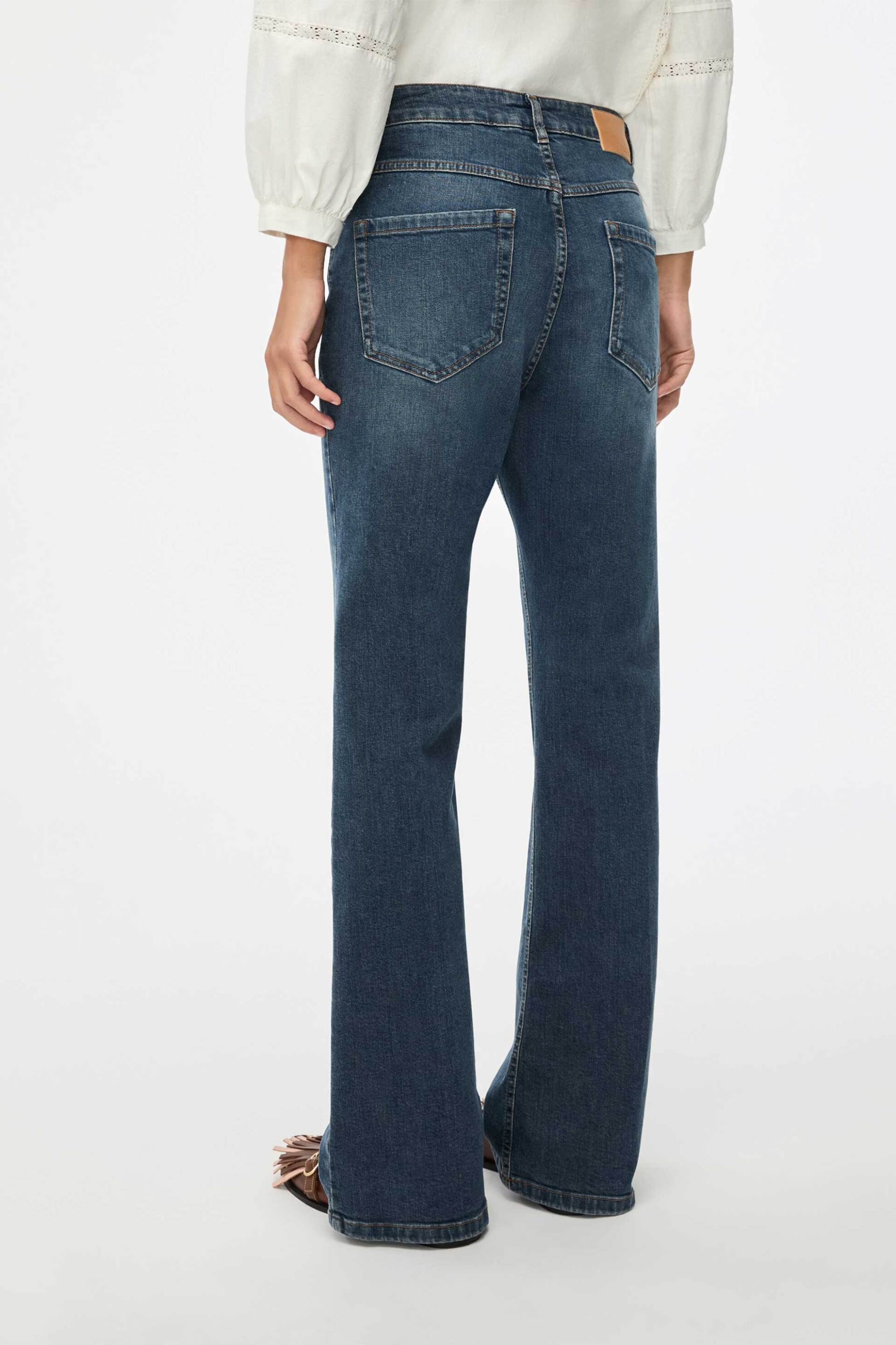 I BLUES iBlues γυναικείο τζιν παντελόνι Bootcut Fit "Ibljanepower" - 2617181061 Denim Blue - 3