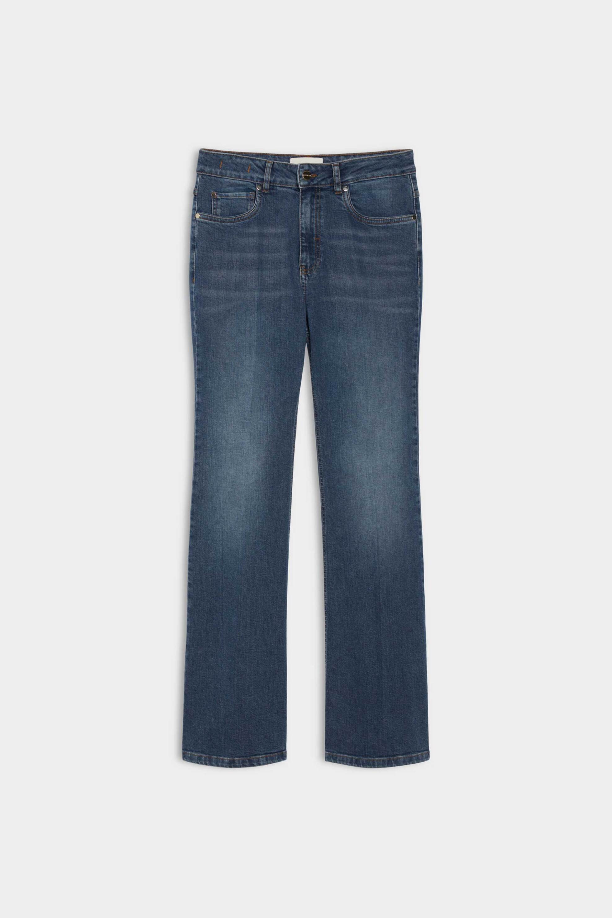 Iblues Γυναικείο Τζιν Παντελόνι Bootcut Fit Ibljanepower - 2617181061 Denim Blue