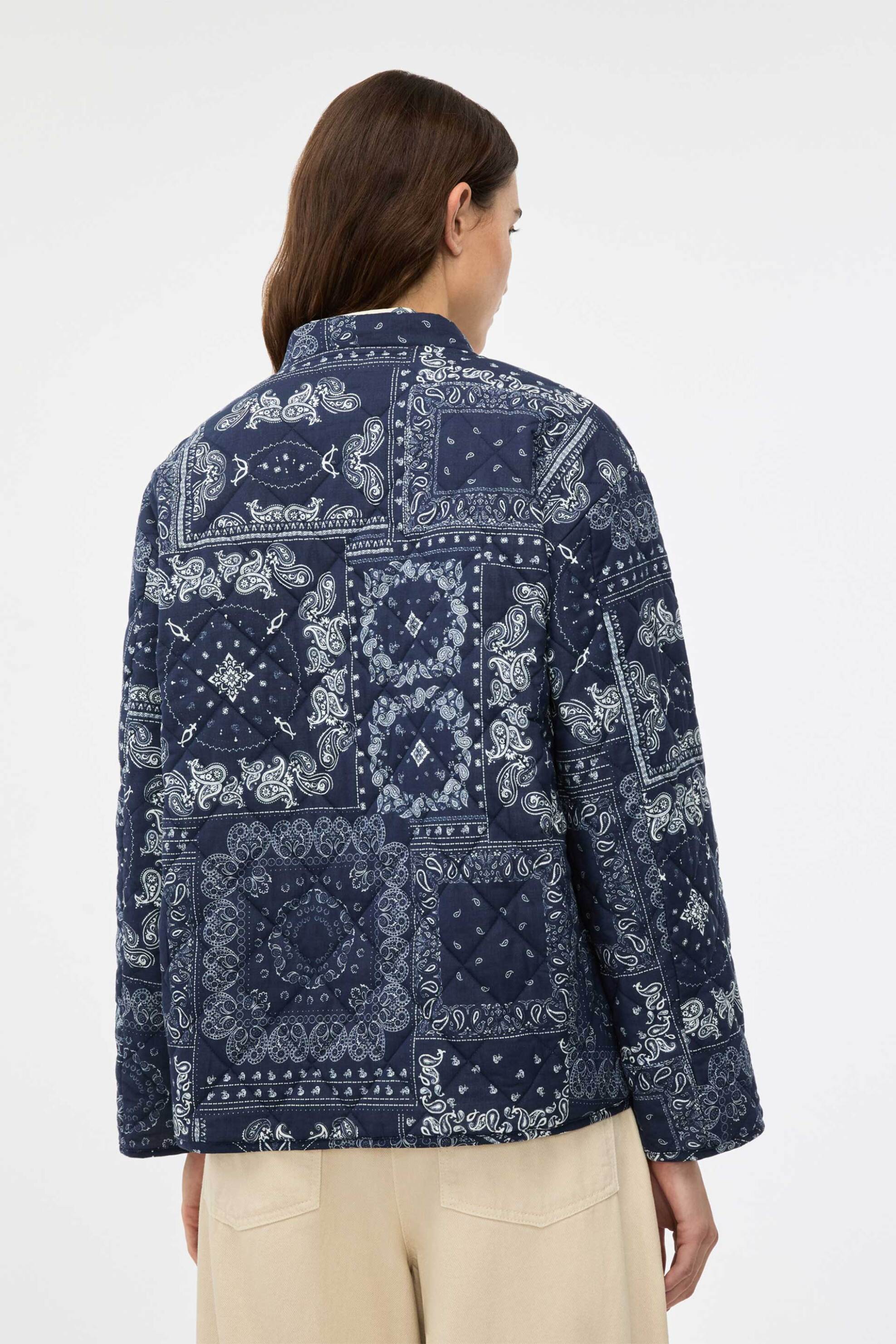 iBlues γυναικείο jacket καπιτονέ με all-over print "Iblfianco" - 2617481041 Μπλε Σκούρο φωτογραφία
