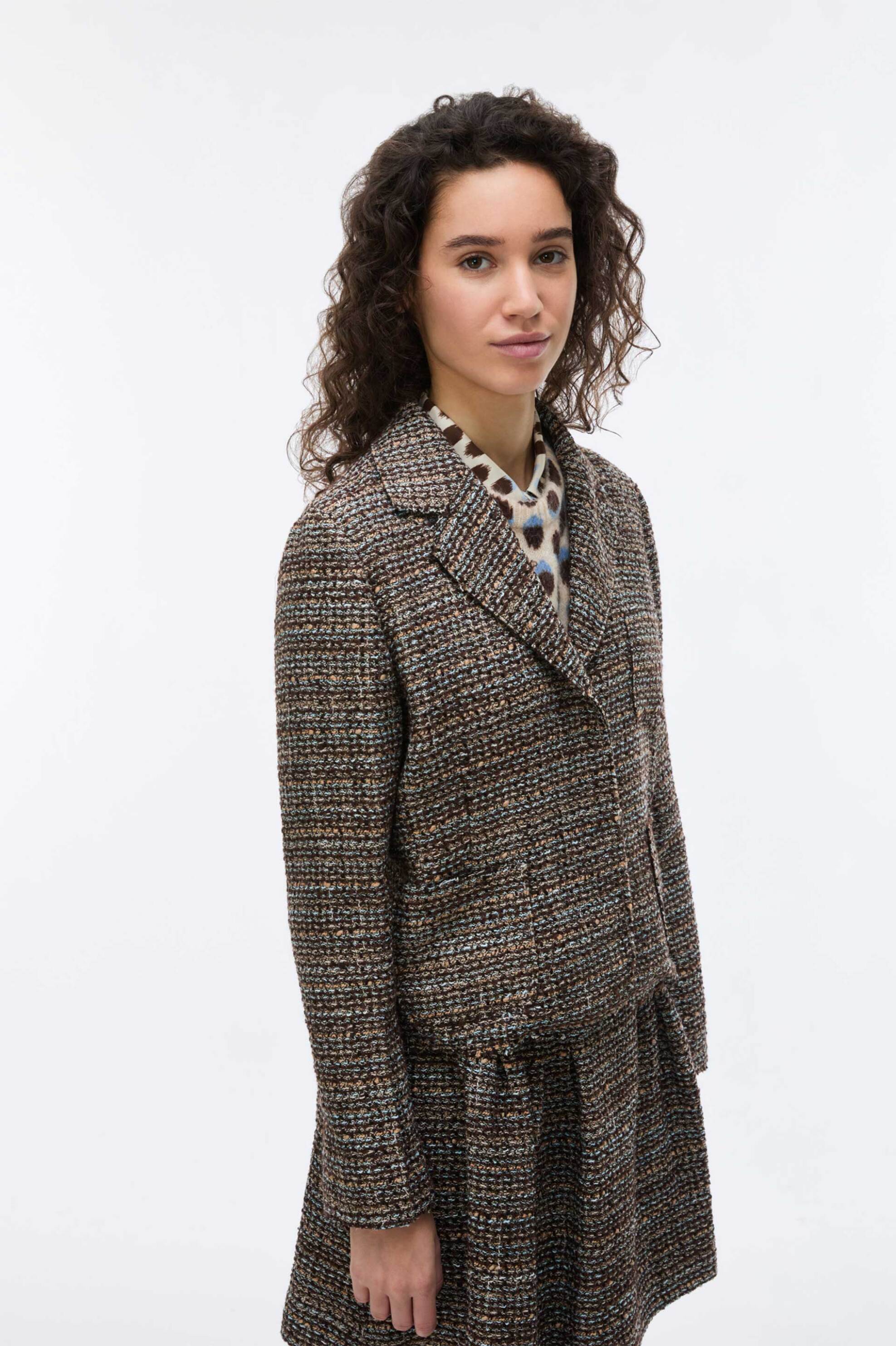 iBlues γυναικείο σακάκι tweed 