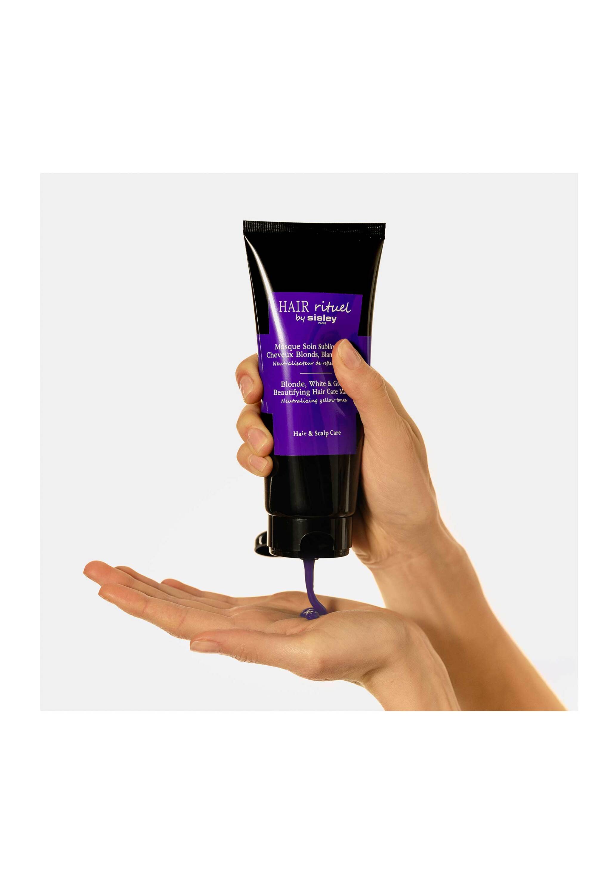 Hair Rituel by Sisley Blonde, White & Grey Beautifying Hair Care Mask 200 ml - 169470 φωτογραφία